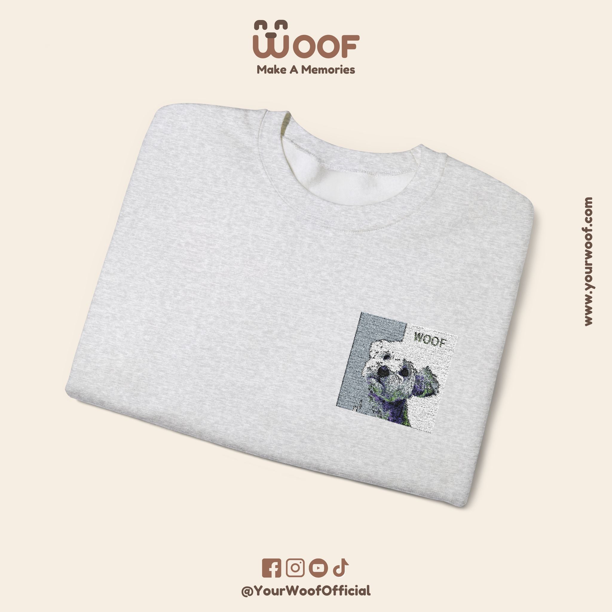Cozy Dog Lover Crewneck Sweatshirt - Perfect Gift for Animal Lovers