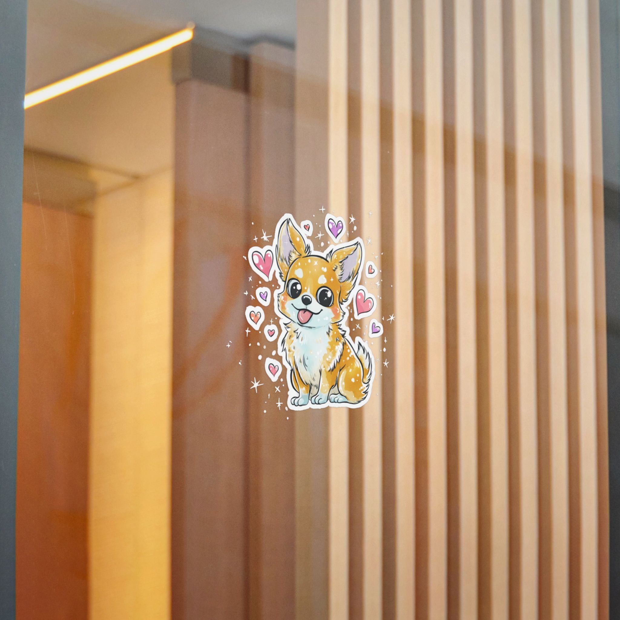 Cute Corgi Die-Cut Stickers - Loveable Dog Decor for Pet Lovers