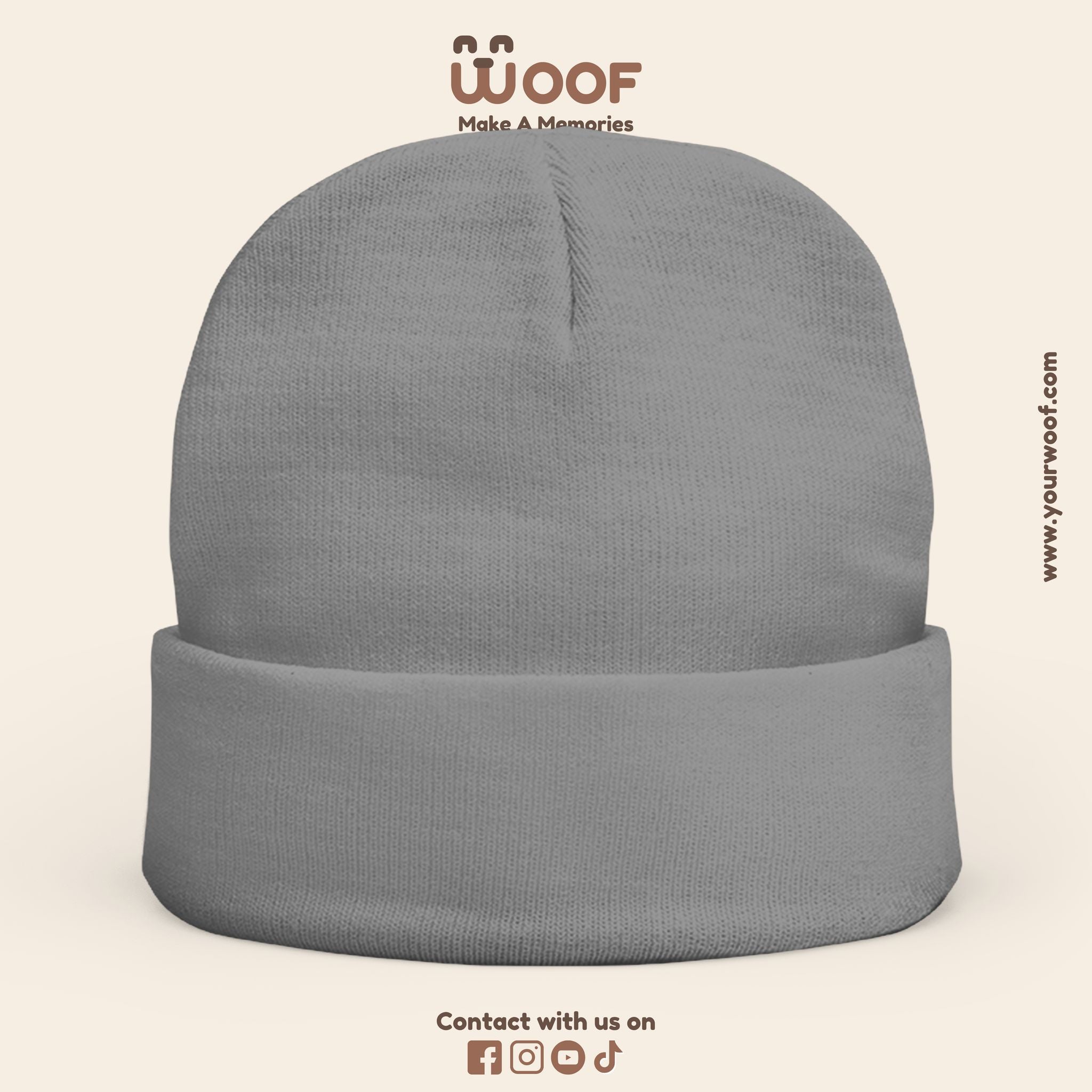 Custom Embroidered Knit Beanie, Warm Winter Hat, Personalized Gift, Cozy Fashion Accessory, Ideal for Holidays and Outdoor Fun