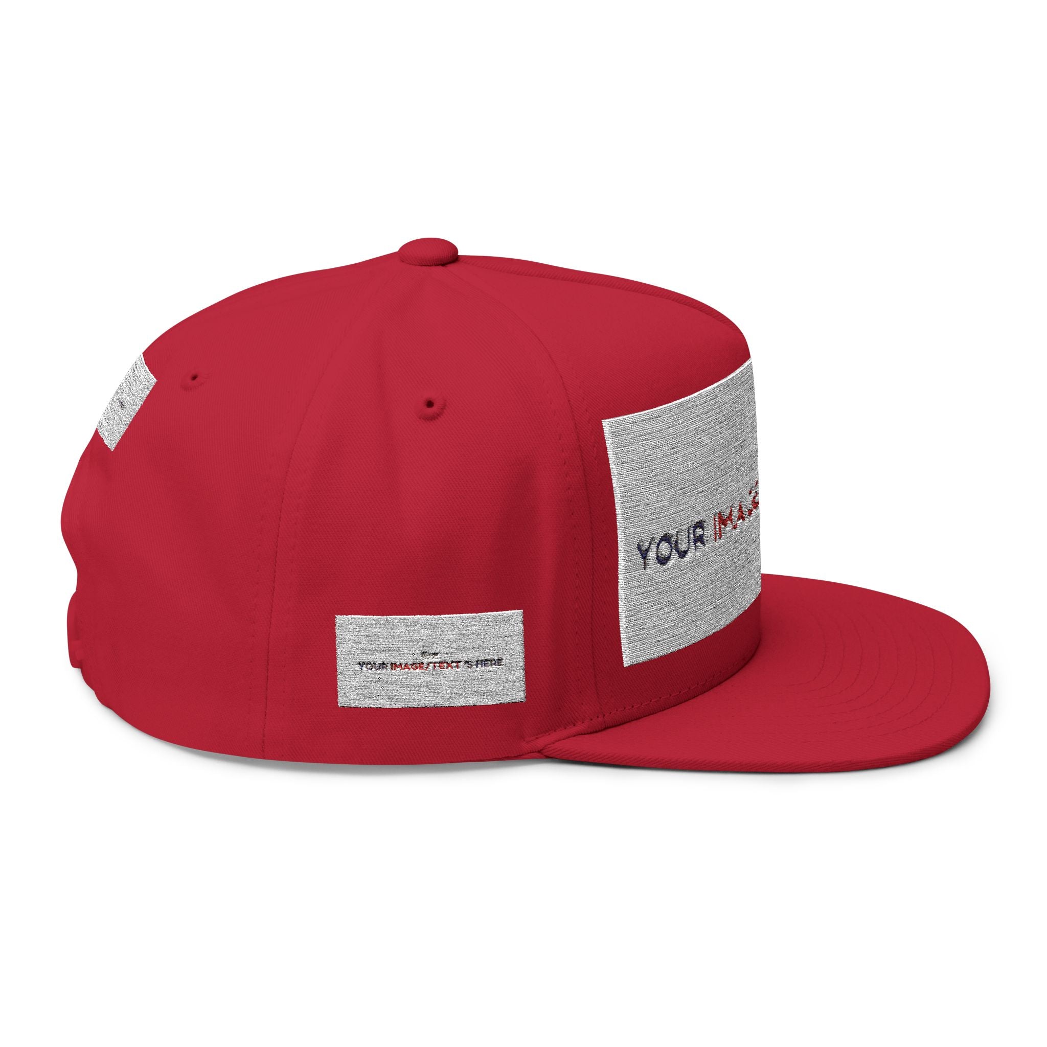 Custom Embroidered Flat Bill Cap | Personalize Your Style | Perfect Gift for Holidays, Sports, and Events | Stylish Headwear