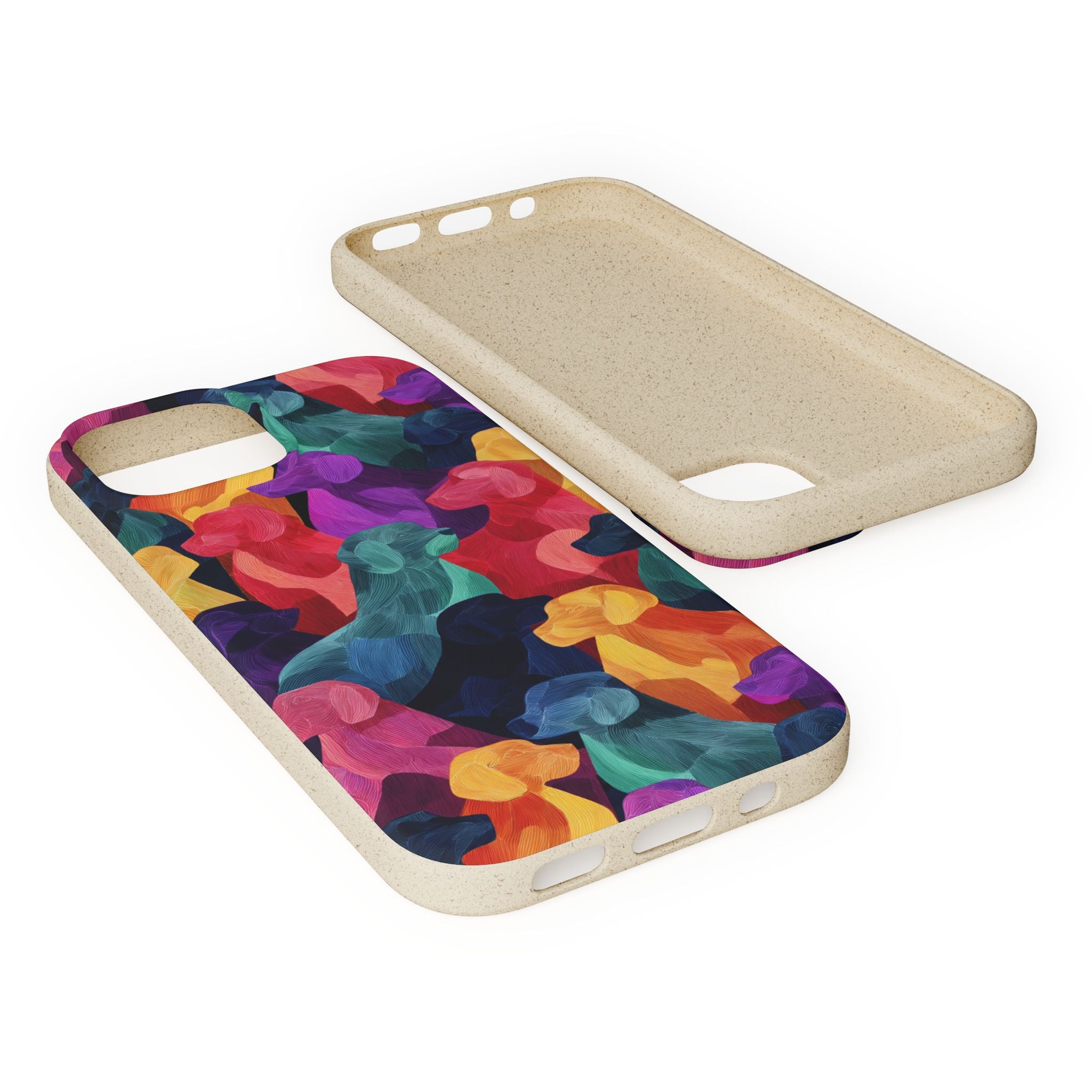 Colorful Dog-Themed Biodegradable Phone Cases, Eco-friendly Gifts for Pet Lovers, Sustainable Accessories for Everyday Use, Dog Lover [...]