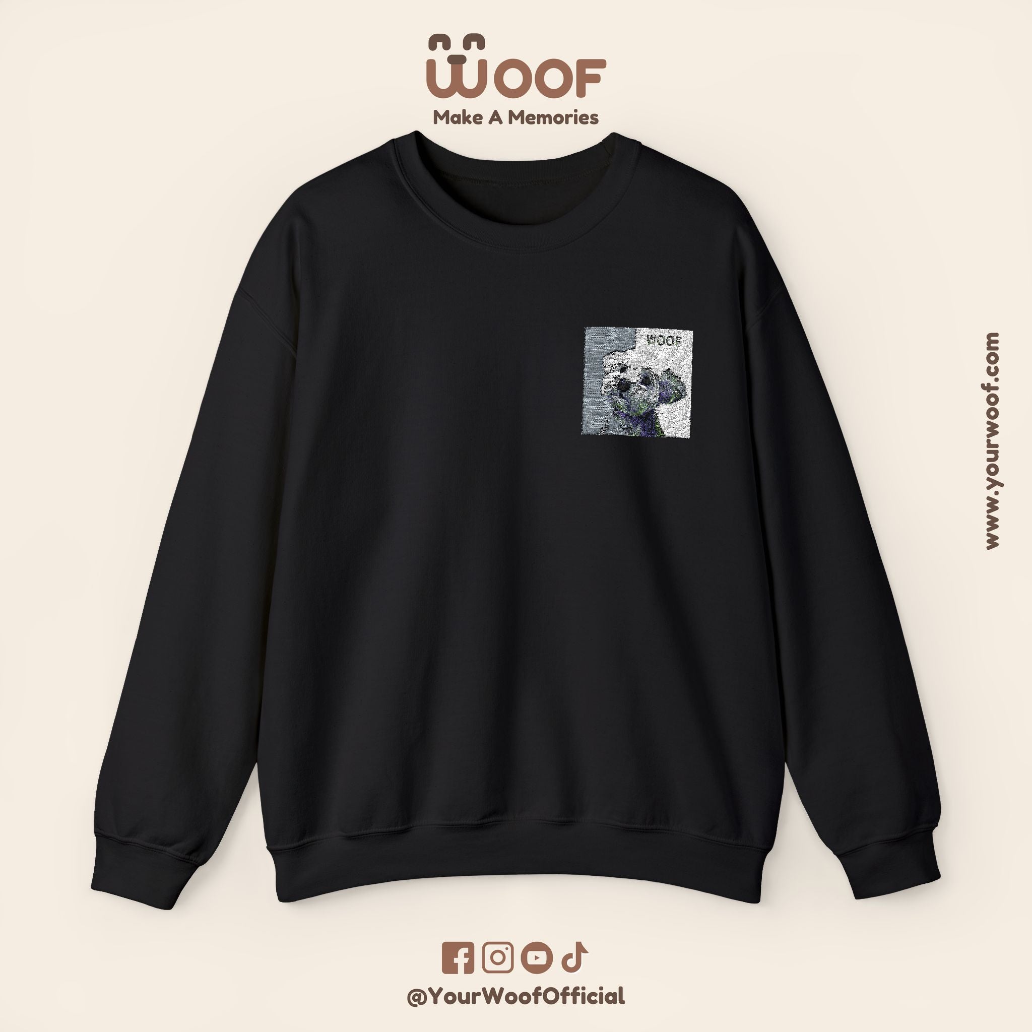 Cozy Dog Lover Crewneck Sweatshirt - Perfect Gift for Animal Lovers