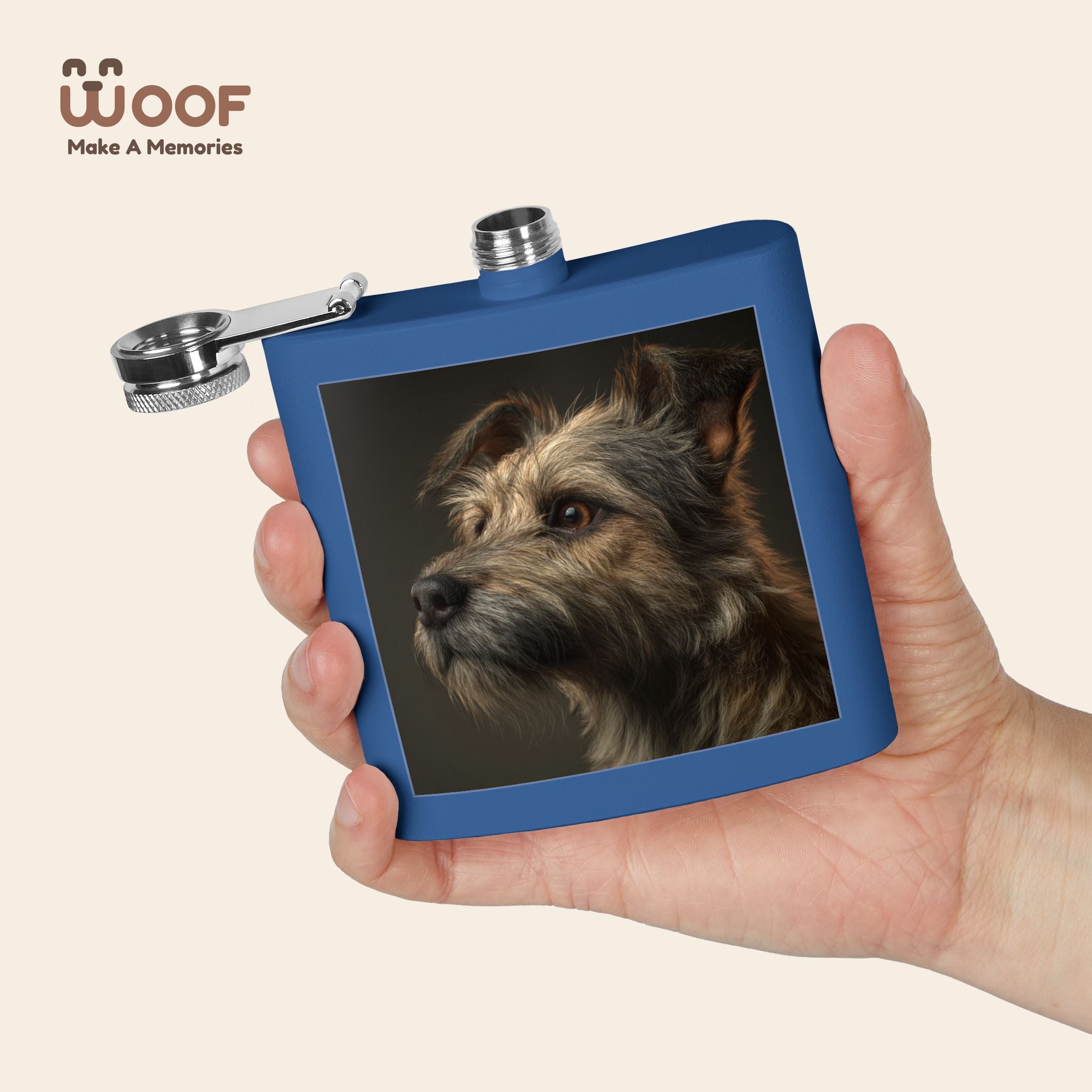 Personalized Dog Lover's Flask, Stainless Steel Flask Gift for Pet Owners, Custom Engraved Wine Flask, Dog-Themed Travel Flask, Unique [...]