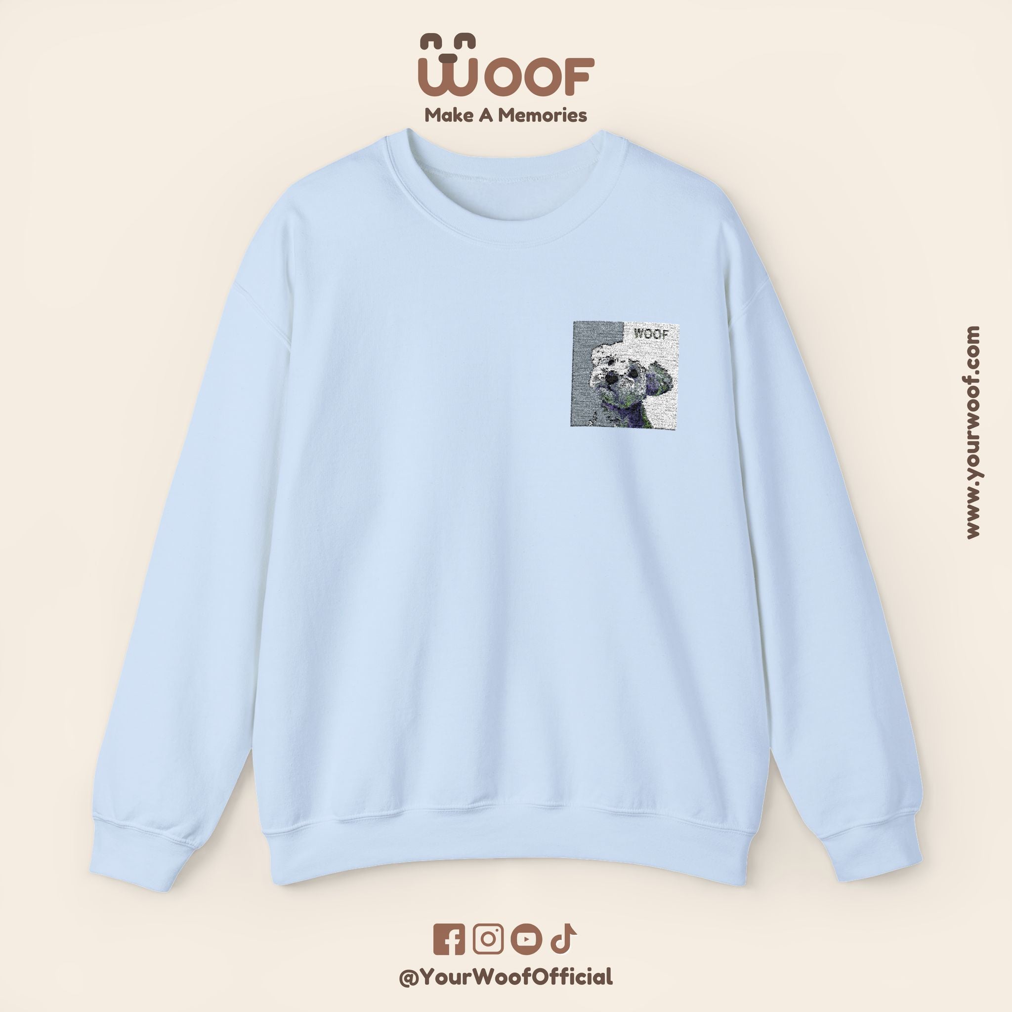 Cozy Dog Lover Crewneck Sweatshirt - Perfect Gift for Animal Lovers