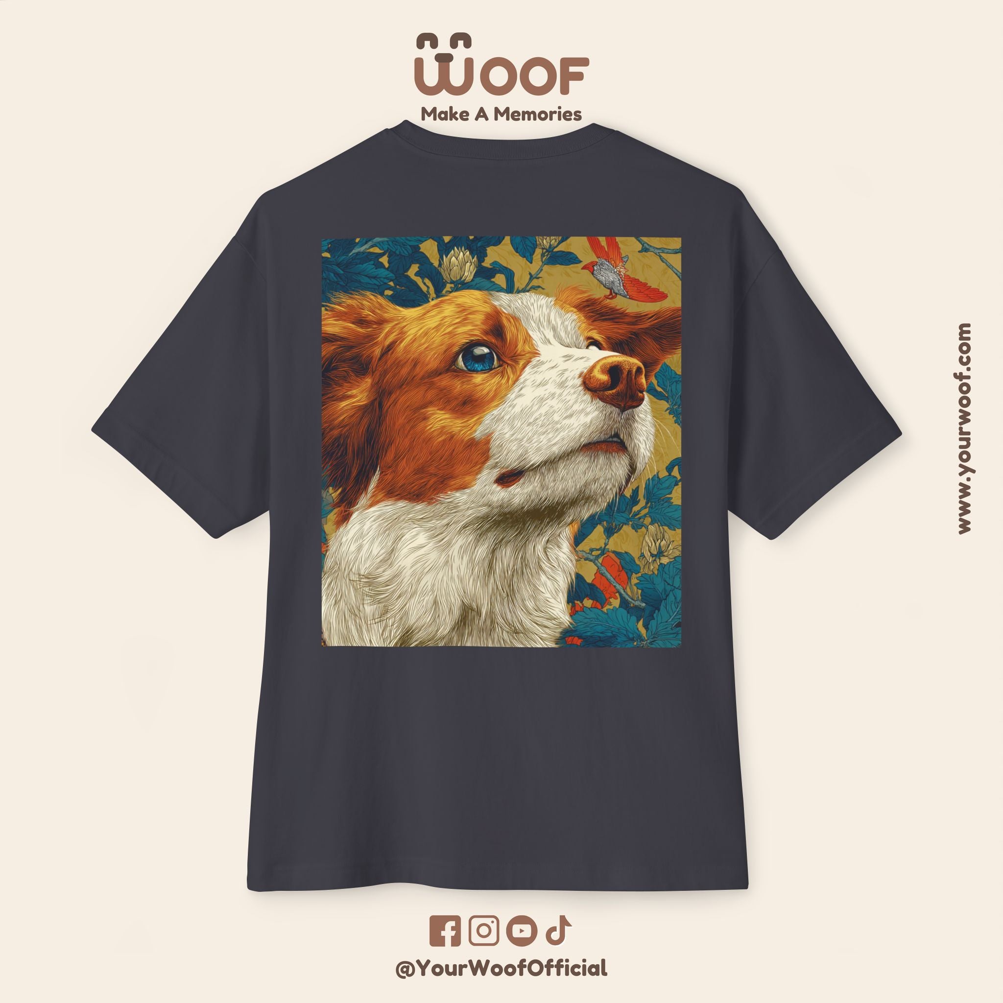 Unisex Dog Lover Tee, Boxy Pet Shirt, Oversized Animal Graphic Tee, Gift for Dog Owners, Casual Pet Apparel