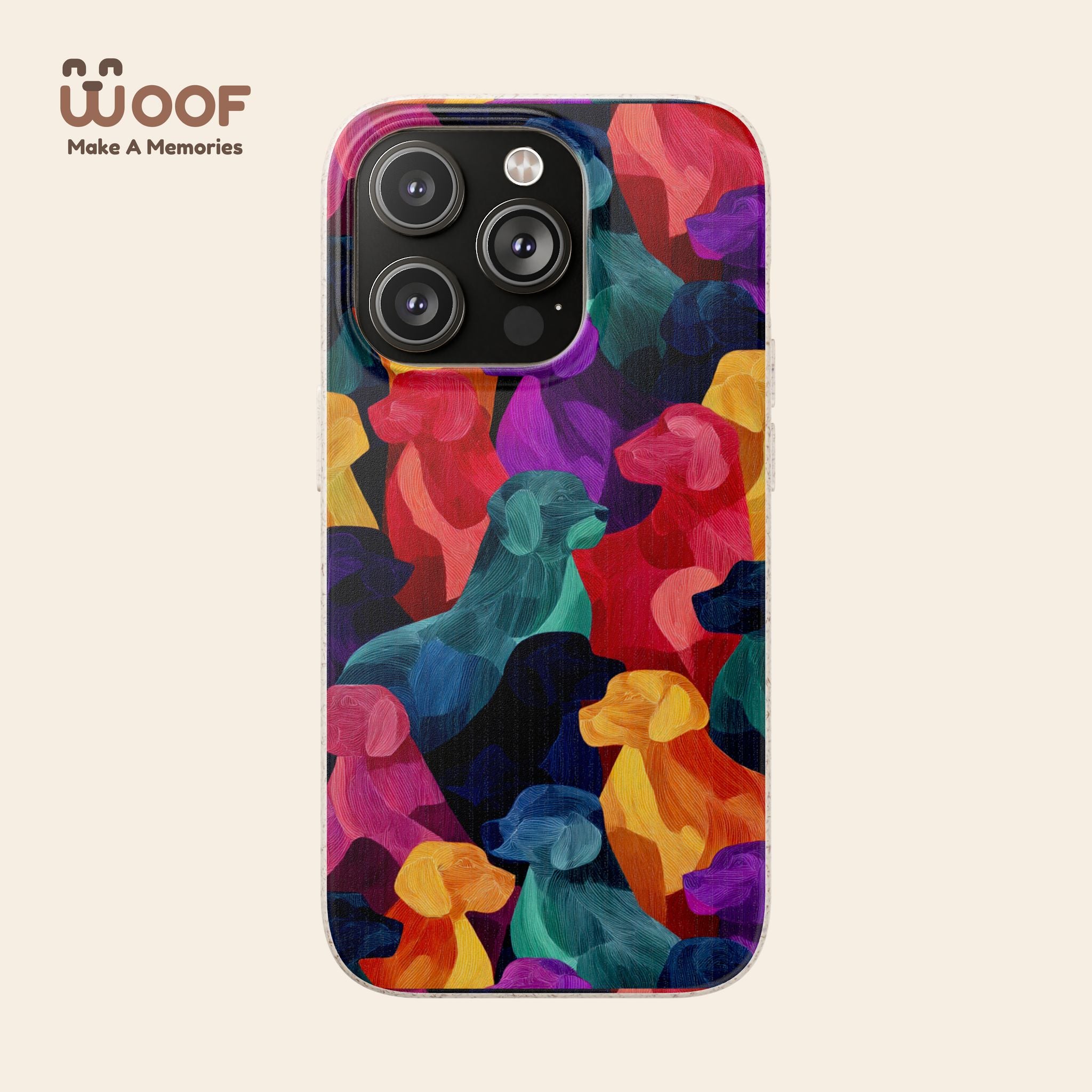 Colorful Dog-Themed Biodegradable Phone Cases, Eco-friendly Gifts for Pet Lovers, Sustainable Accessories for Everyday Use, Dog Lover [...]