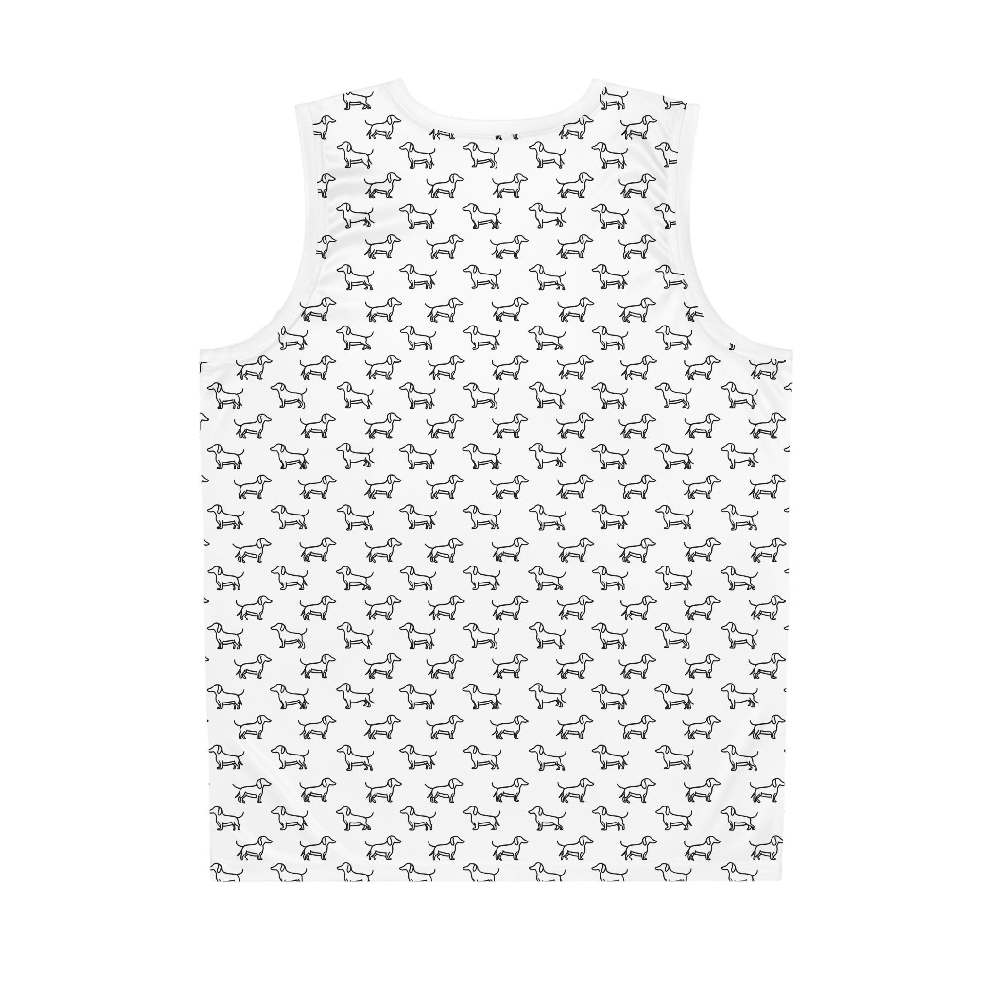 Dog Pattern Basketball Jersey, Sportswear Gift, Pet Lover Jersey, Customized Athletic Top, Summer Activewear