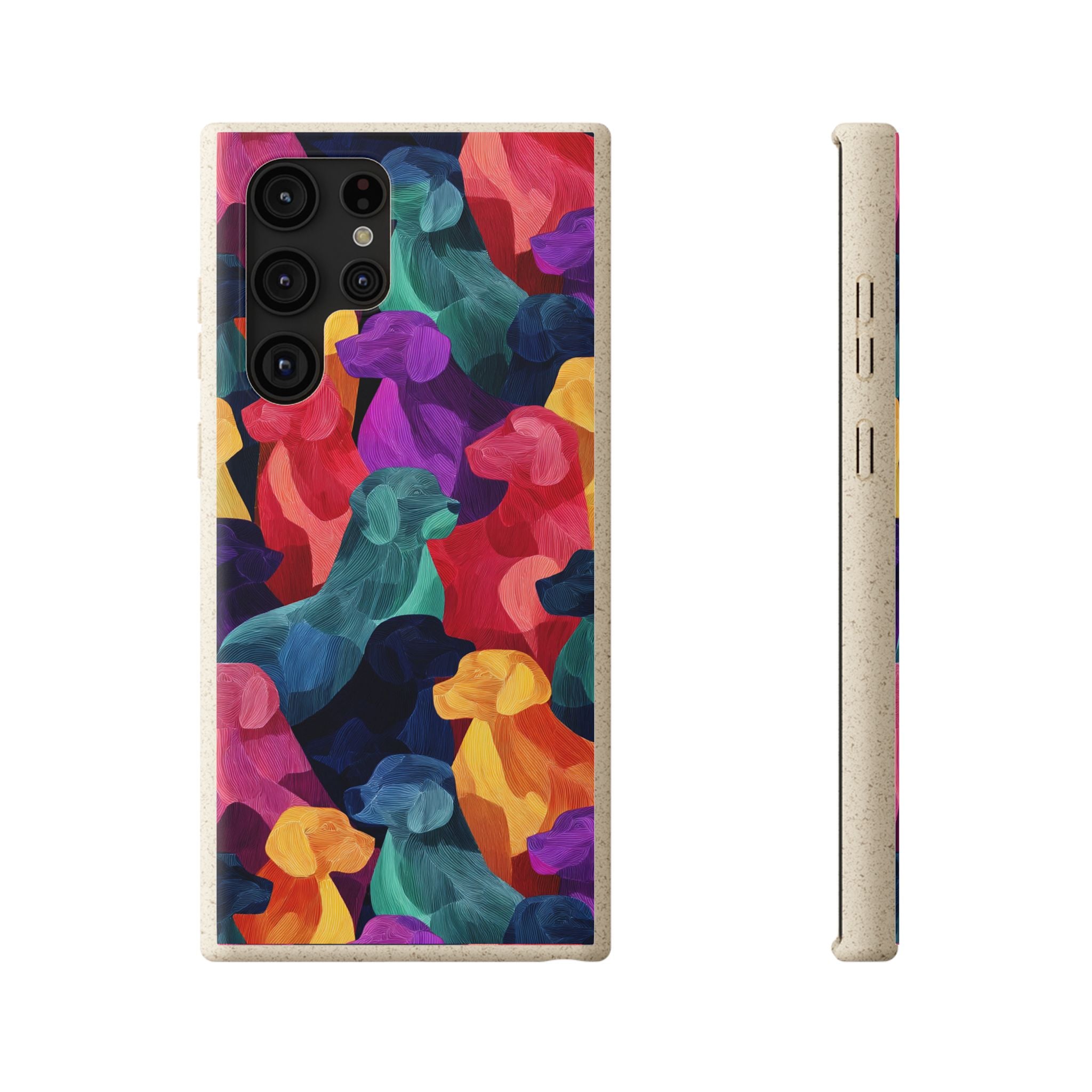 Colorful Dog-Themed Biodegradable Phone Cases, Eco-friendly Gifts for Pet Lovers, Sustainable Accessories for Everyday Use, Dog Lover [...]