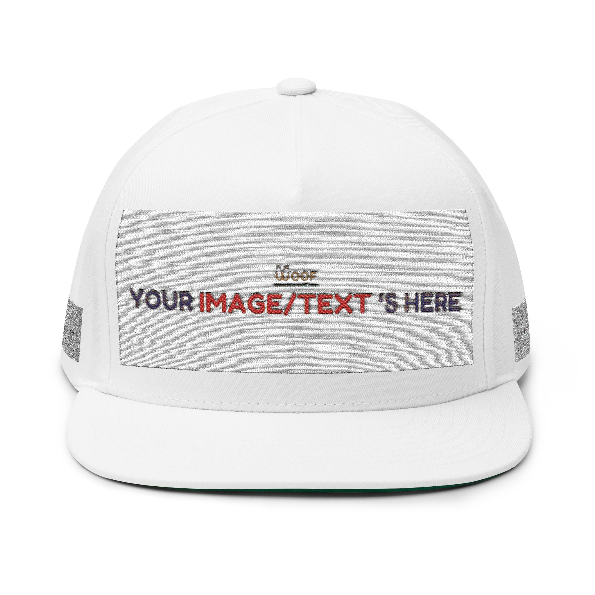Custom Embroidered Flat Bill Cap | Personalize Your Style | Perfect Gift for Holidays, Sports, and Events | Stylish Headwear