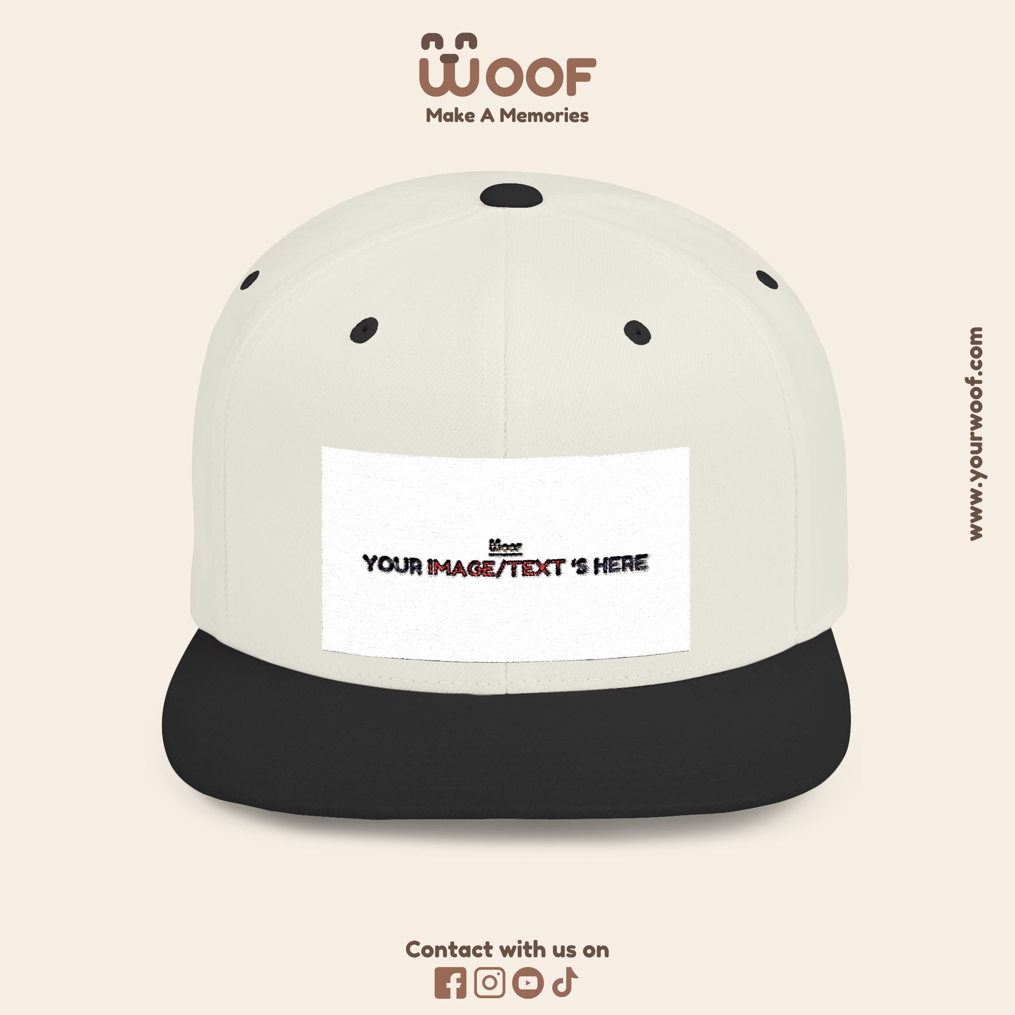 Stylish Flat Bill Snapback Hat, Custom Cap, Trendy Streetwear, Gift for Him/Her, Perfect for Events & Fashion Lovers