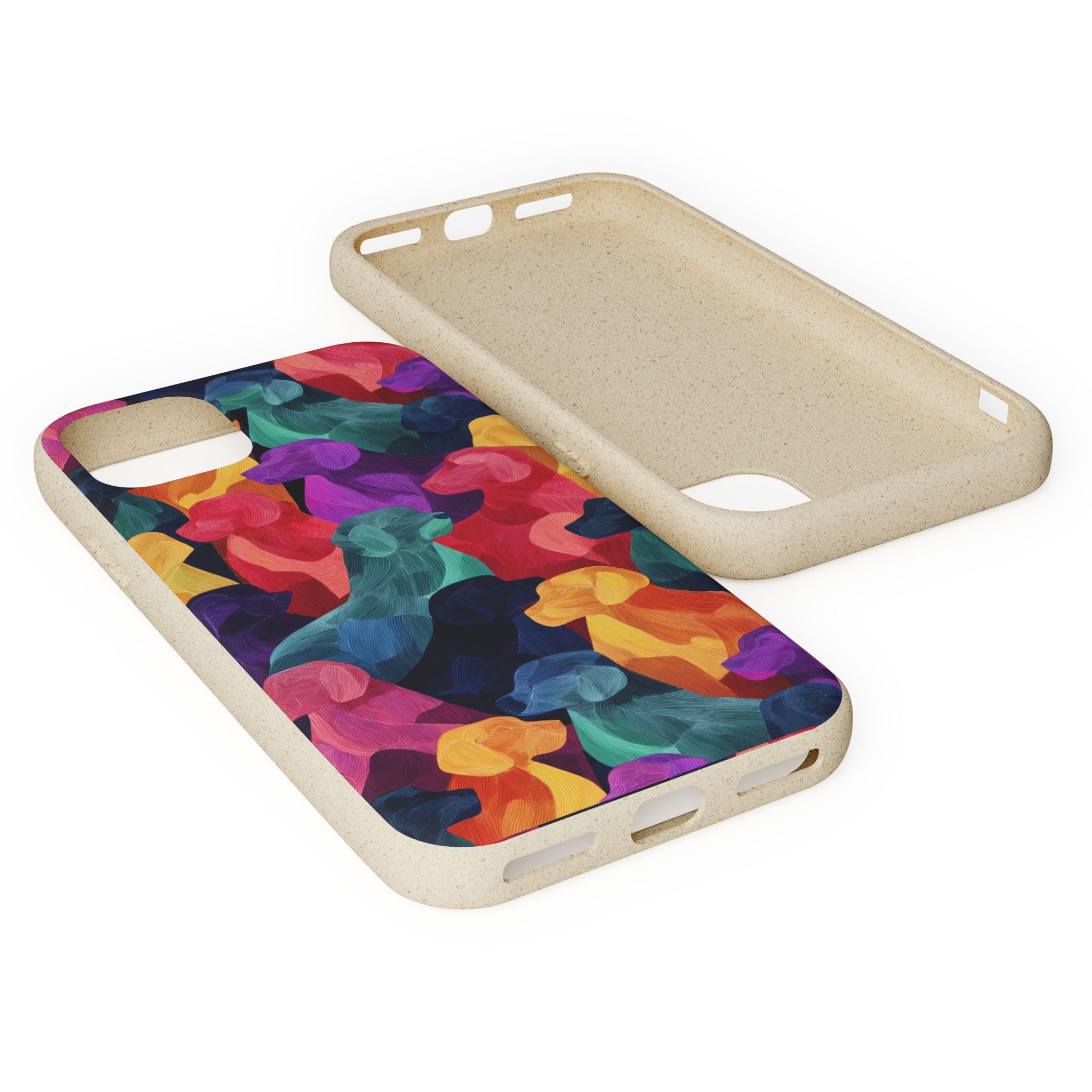 Colorful Dog-Themed Biodegradable Phone Cases, Eco-friendly Gifts for Pet Lovers, Sustainable Accessories for Everyday Use, Dog Lover [...]