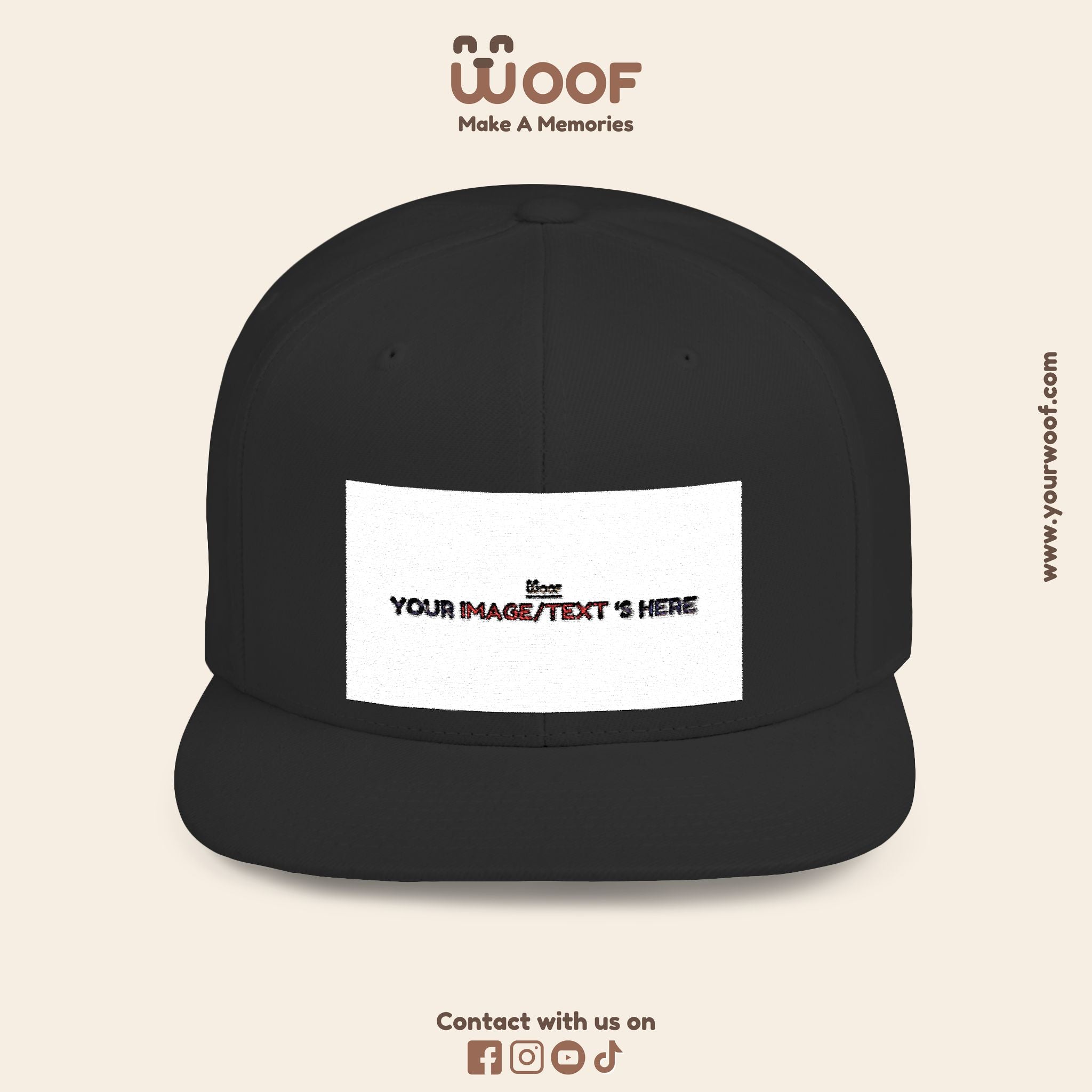 Stylish Flat Bill Snapback Hat, Custom Cap, Trendy Streetwear, Gift for Him/Her, Perfect for Events & Fashion Lovers