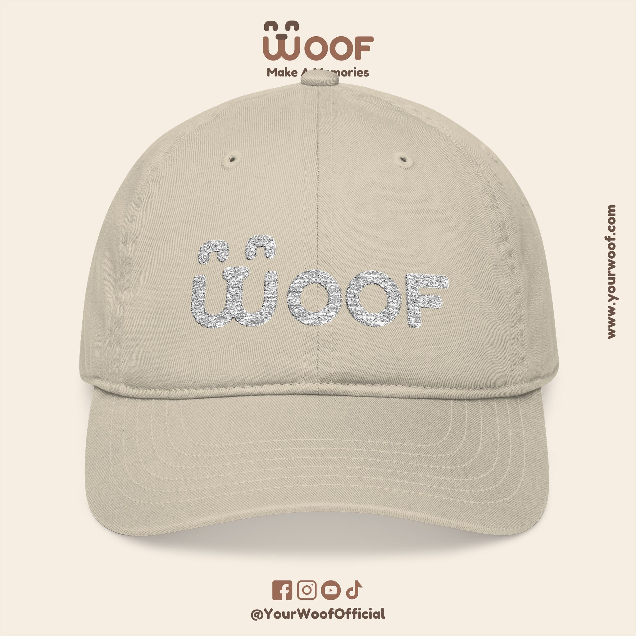 Organic Pet Lover Baseball Cap, Dog Lover Gift, Embroidered Cap, Casual Hat, Eco-Friendly Accessory, Dog Mom/Dad Cap