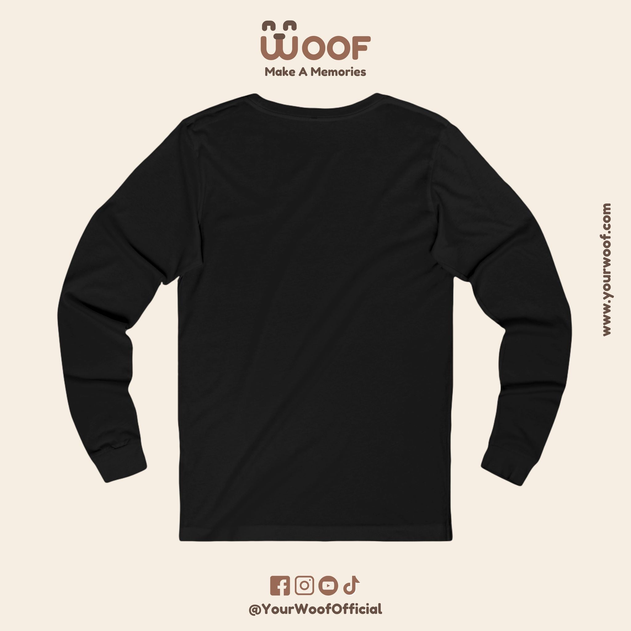 Dog Lover Long Sleeve Tee, Pet Apparel, Gift for Dog Owners, Animal Art Shirt, Casual Wear, Unique Dog Design