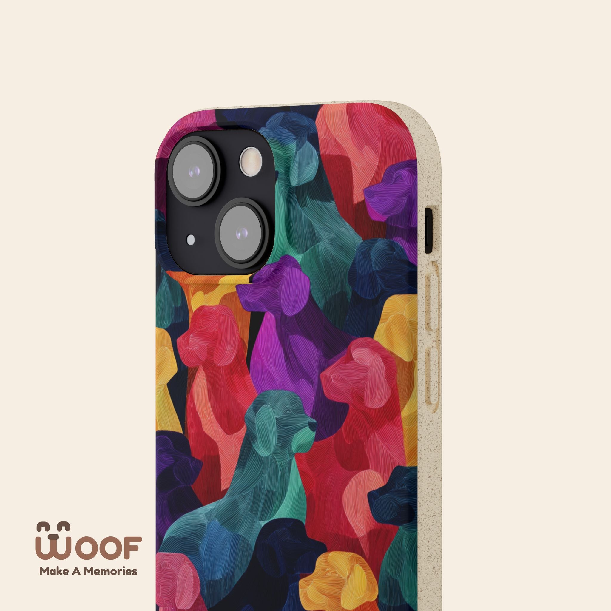 Colorful Dog-Themed Biodegradable Phone Cases, Eco-friendly Gifts for Pet Lovers, Sustainable Accessories for Everyday Use, Dog Lover [...]
