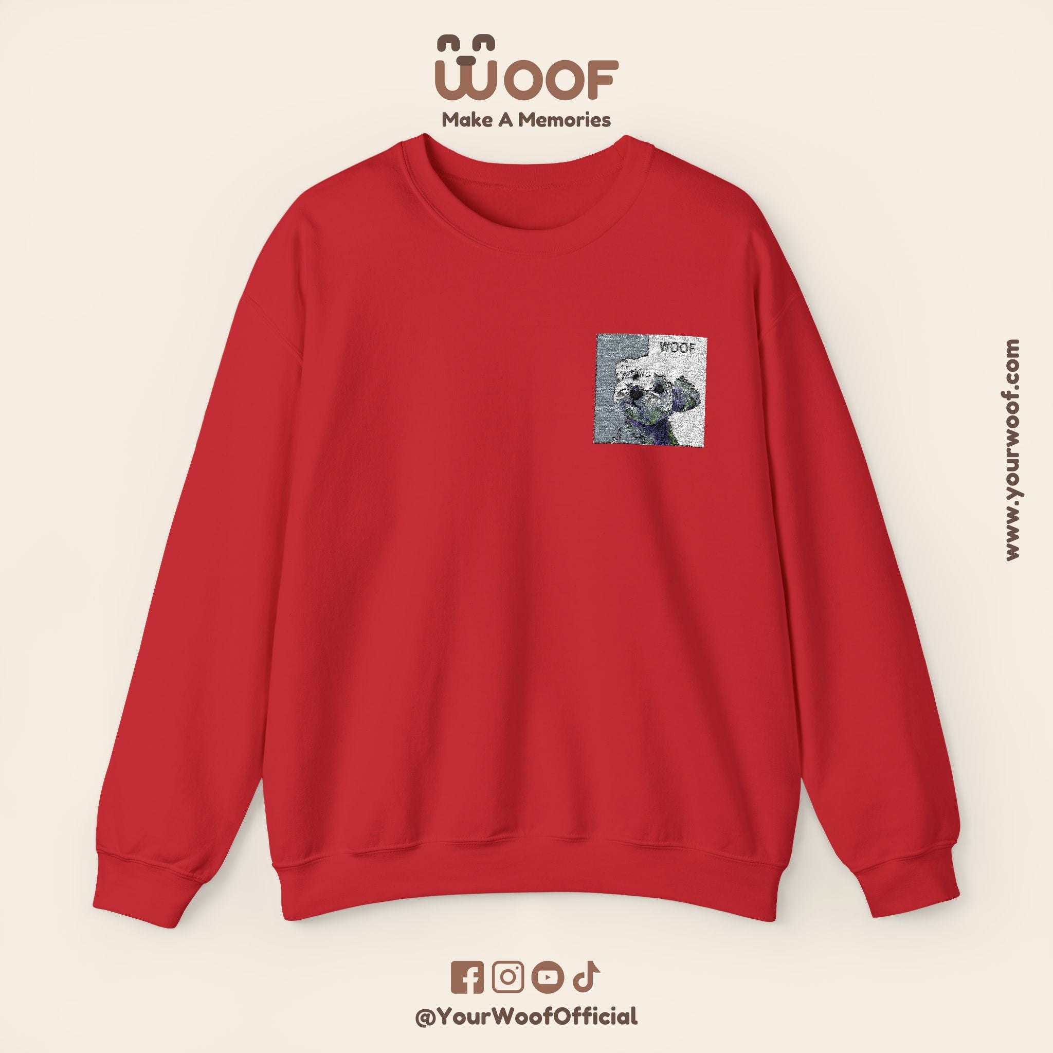 Cozy Dog Lover Crewneck Sweatshirt - Perfect Gift for Animal Lovers