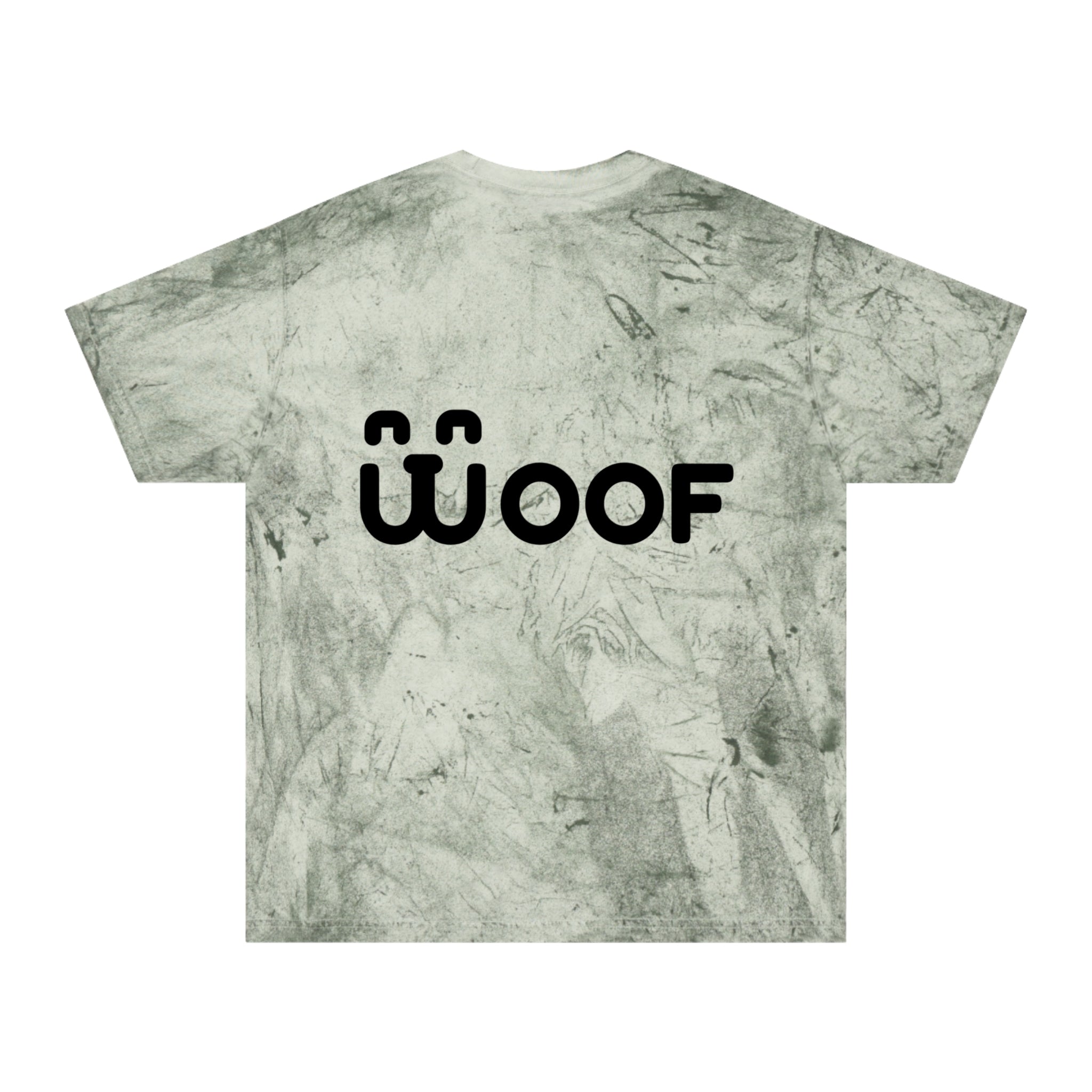 Unisex Color Blast Dog Lover T-Shirt | Woof Graphic Tee, Pet Owner Gift, Casual Wear, Summer Fashion, Animal Lover Shirt