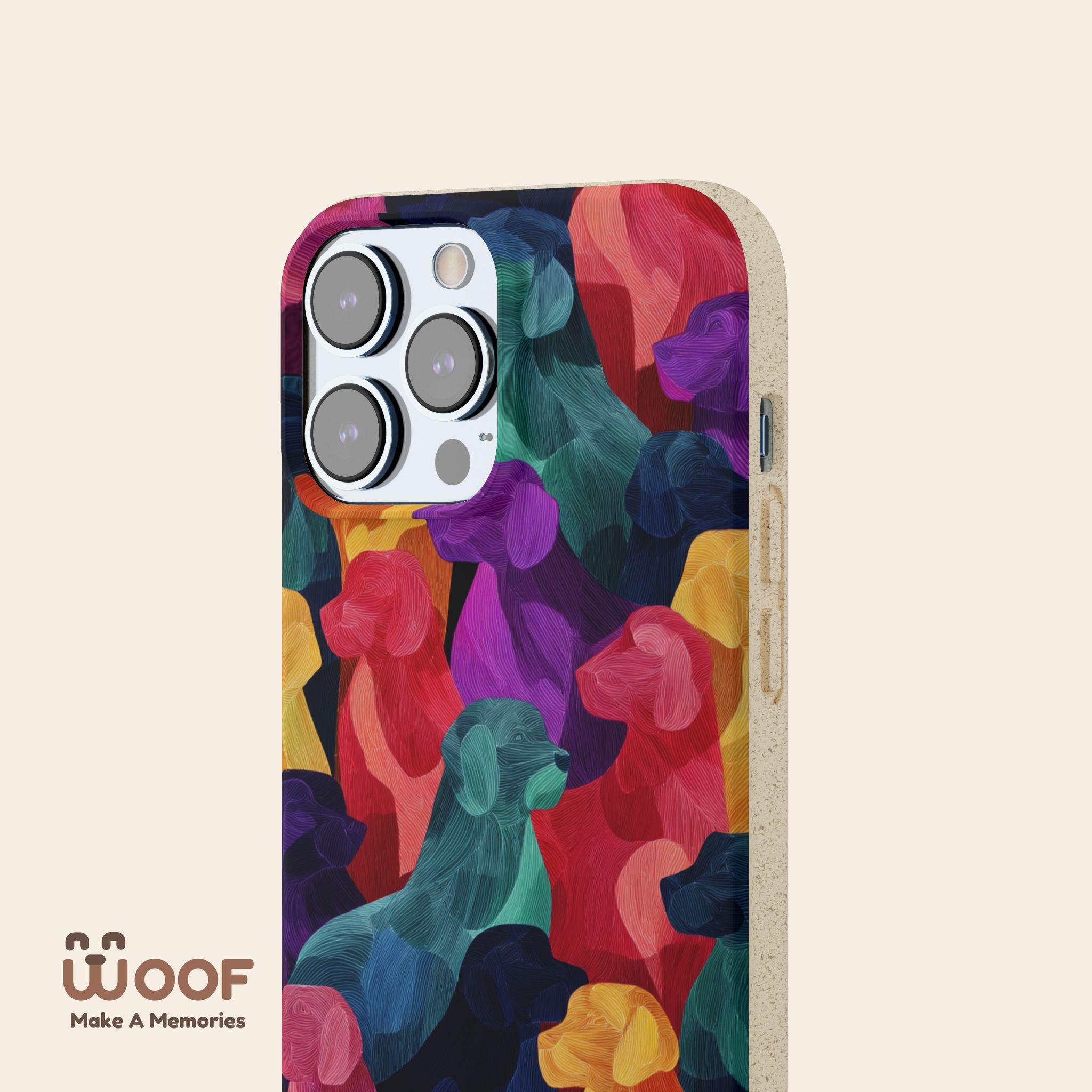 Colorful Dog-Themed Biodegradable Phone Cases, Eco-friendly Gifts for Pet Lovers, Sustainable Accessories for Everyday Use, Dog Lover [...]
