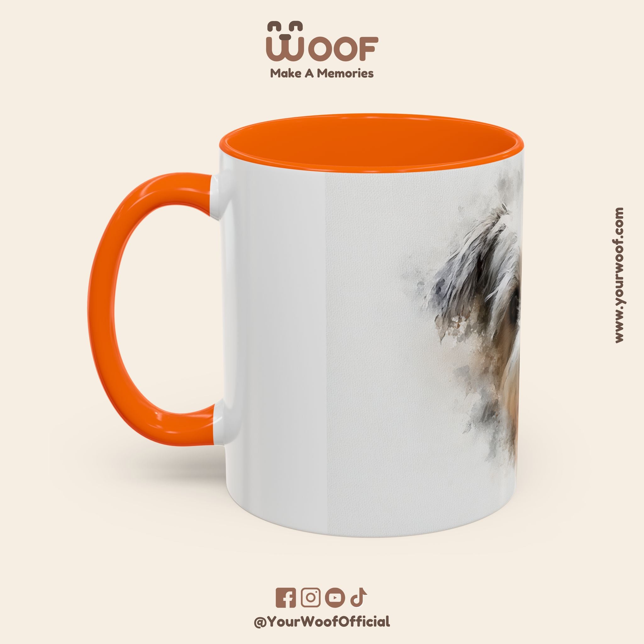 Dog Lover's Accent Coffee Mug | Perfect Gift for Pet Owners, Dog-Themed Home Decor, Birthday, Christmas, Adoption Celebration