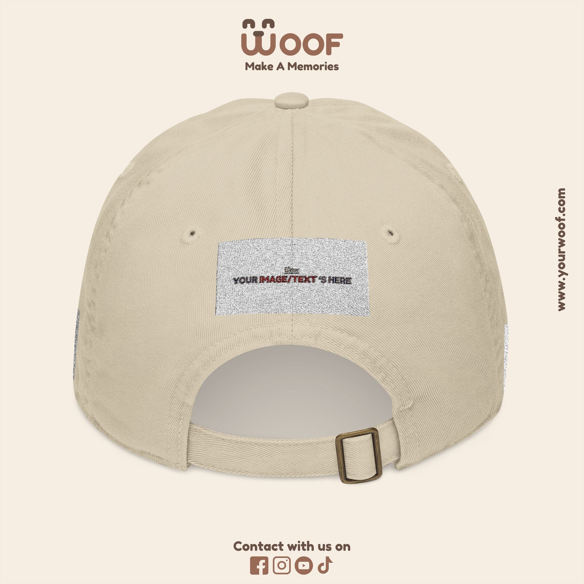 Organic Embroidered Baseball Cap, Eco-Friendly Cap for Outdoor Lovers, Customizable Gift for Birthdays, Casual Wear, Summer Style