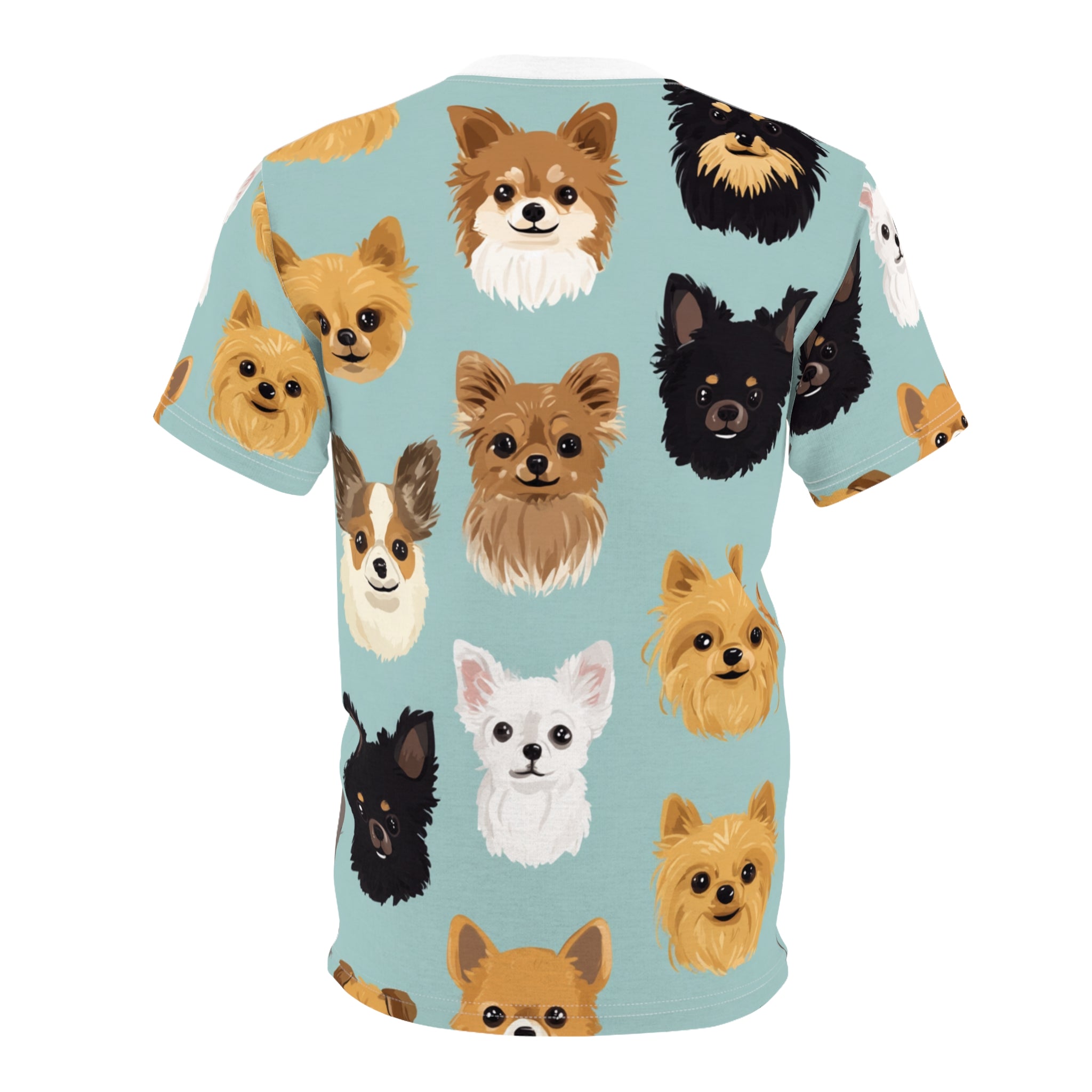 Cute Dog Print Unisex Tee, Pet Lover Shirt, Animal Lover Gift, Fun Graphic Tee, Dog-Themed Apparel
