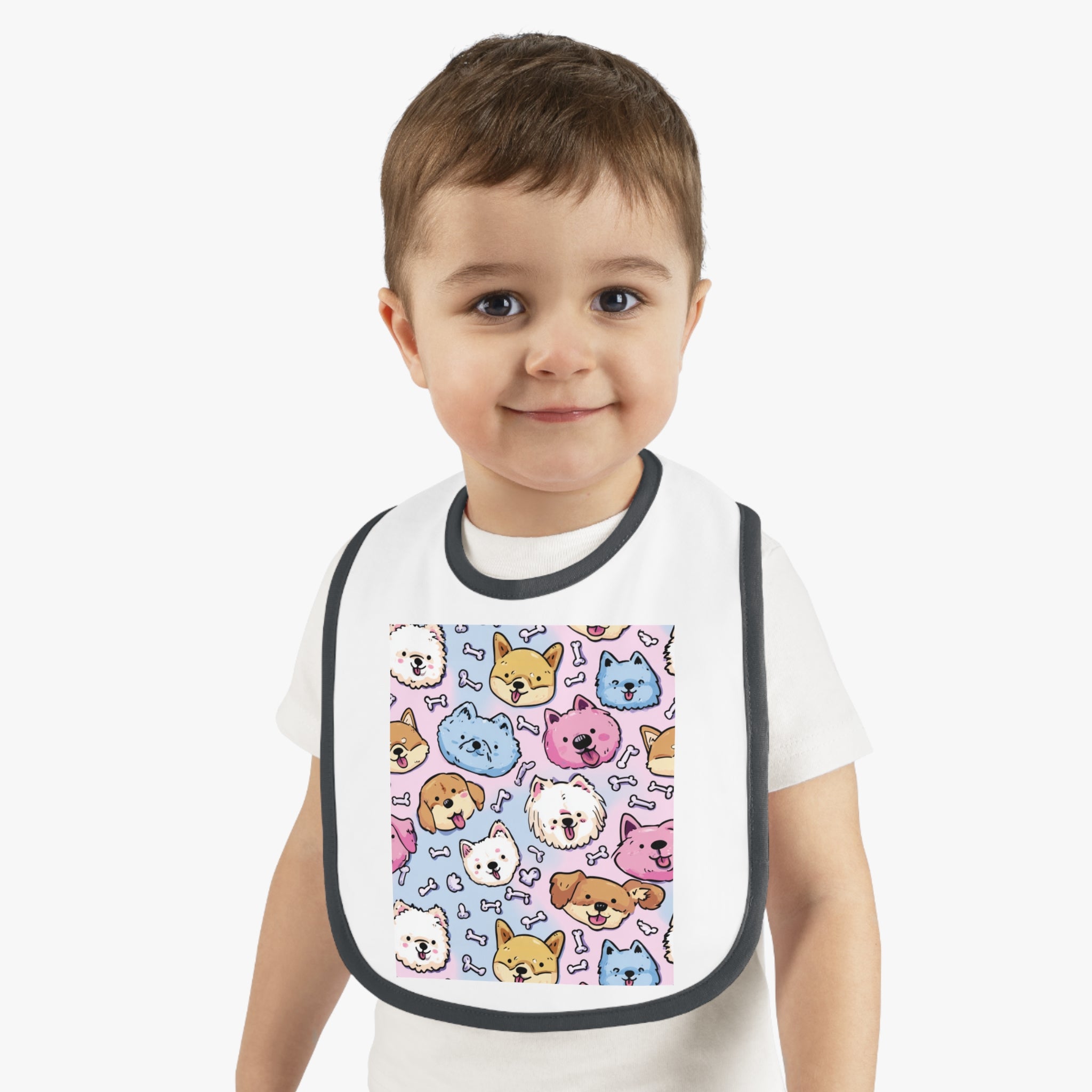 Cute Pet Pattern Baby Bib, Dog and Cat Design, Ideal Baby Shower Gift, Toddler Feeding Accessories, Fun Party Bibs
