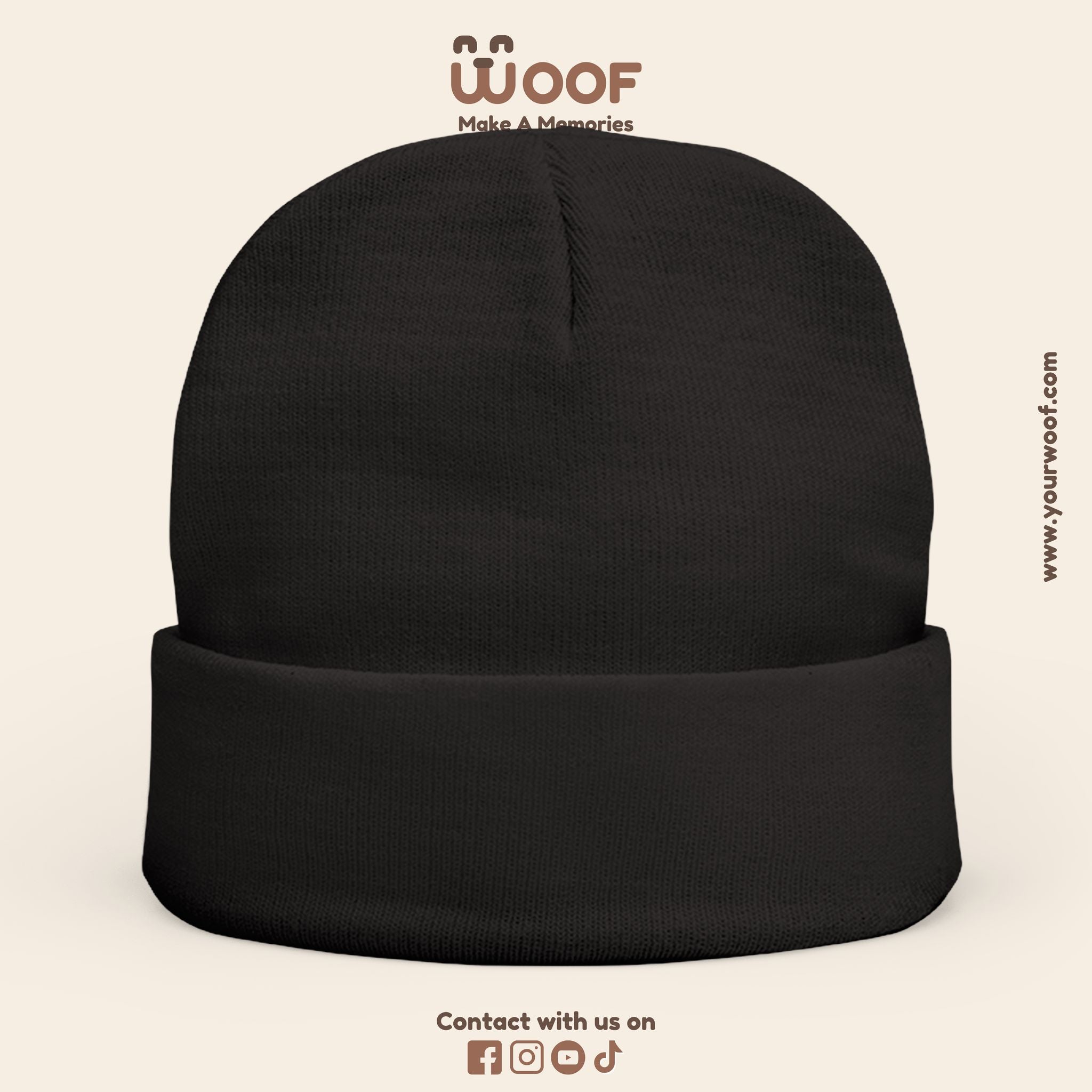 Custom Embroidered Knit Beanie, Warm Winter Hat, Personalized Gift, Cozy Fashion Accessory, Ideal for Holidays and Outdoor Fun
