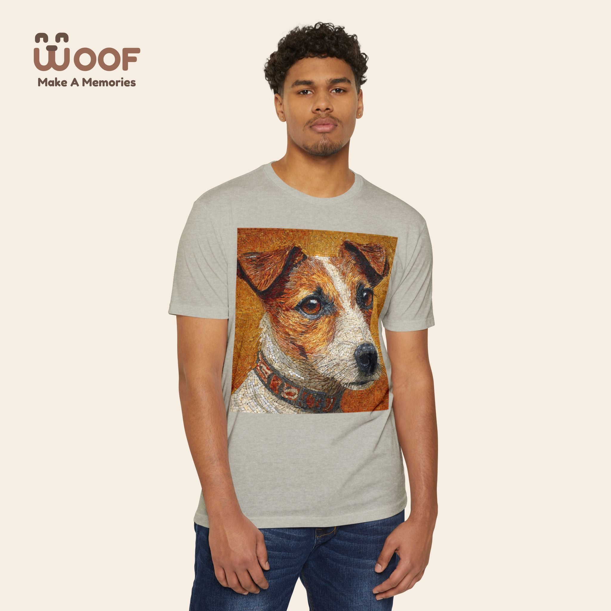 Dog Lover's Portrait T-shirt | Unisex Graphic Tee | Pet Gift | Animal Lover Apparel | Cute Dog Shirt | Animal Artwork Tee