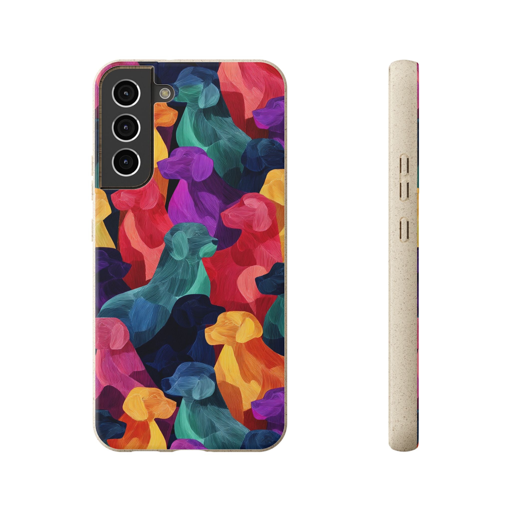 Colorful Dog-Themed Biodegradable Phone Cases, Eco-friendly Gifts for Pet Lovers, Sustainable Accessories for Everyday Use, Dog Lover [...]