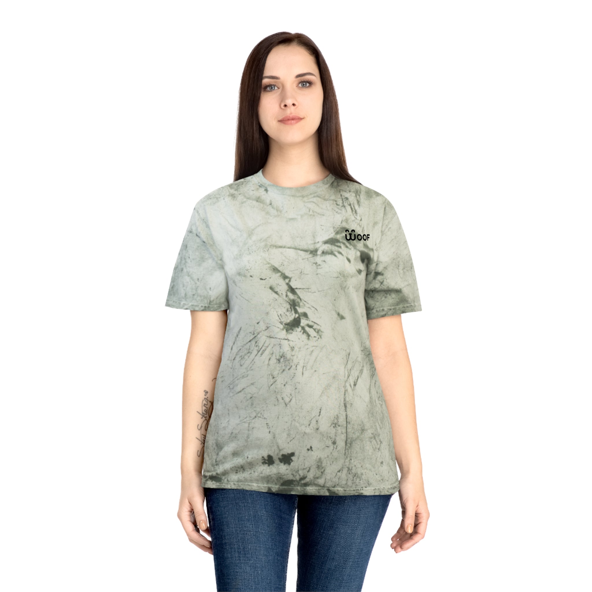 Unisex Color Blast Dog Lover T-Shirt | Woof Graphic Tee, Pet Owner Gift, Casual Wear, Summer Fashion, Animal Lover Shirt