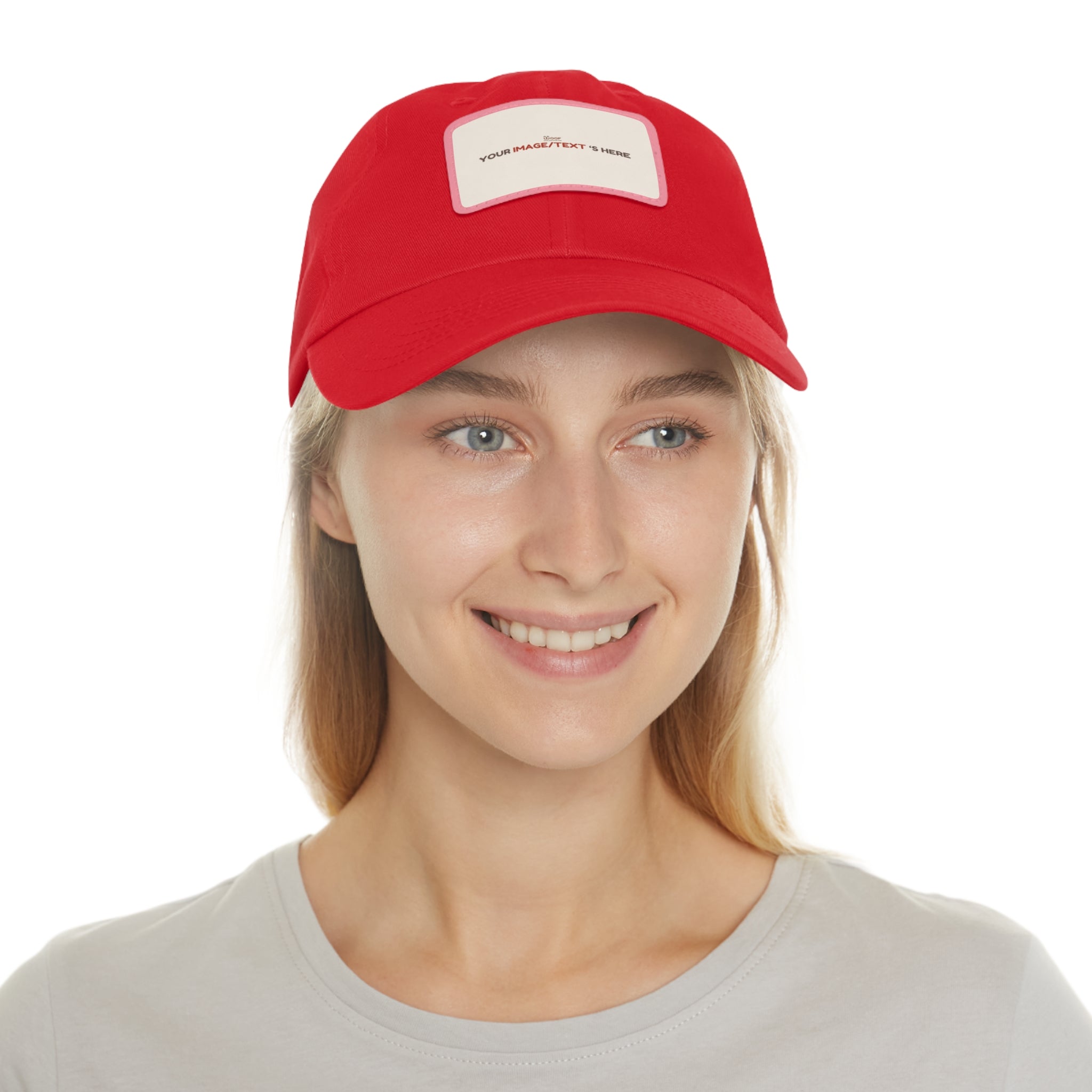 Custom Leather Patch Dad Hat, Personalized Cap, Gift for Dad, Casual Style, Outdoor Accessory, Unique Father's Day Gift
