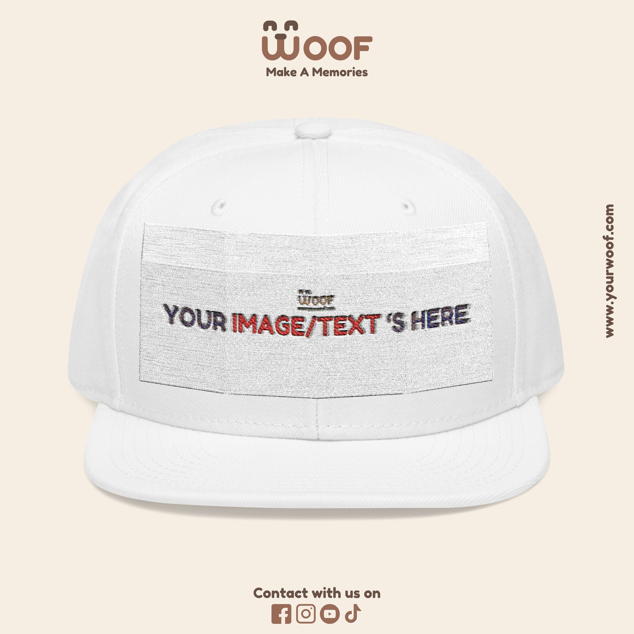 Custom Embroidered Snapback Hat, Personalized Cap, Unique Gifts, Dad Hat, Fashion Accessory, Customized Headwear