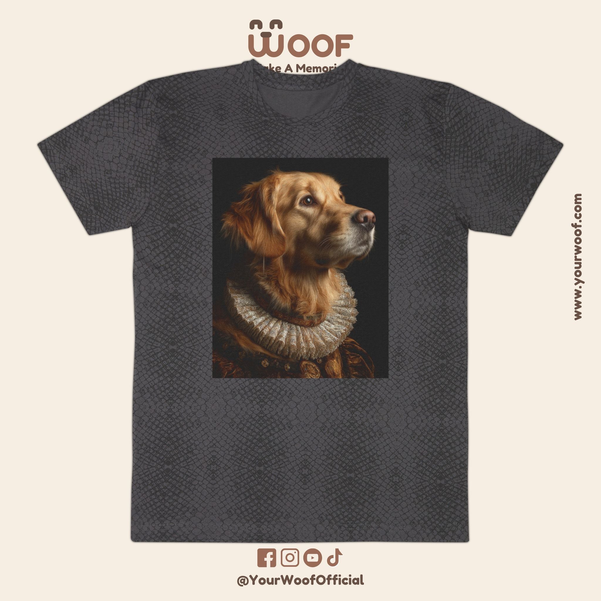 Golden Retriever Art Tee, Pet Lover Shirt, Animal Lover Gift, Cute Dog T-Shirt, Gift for Her