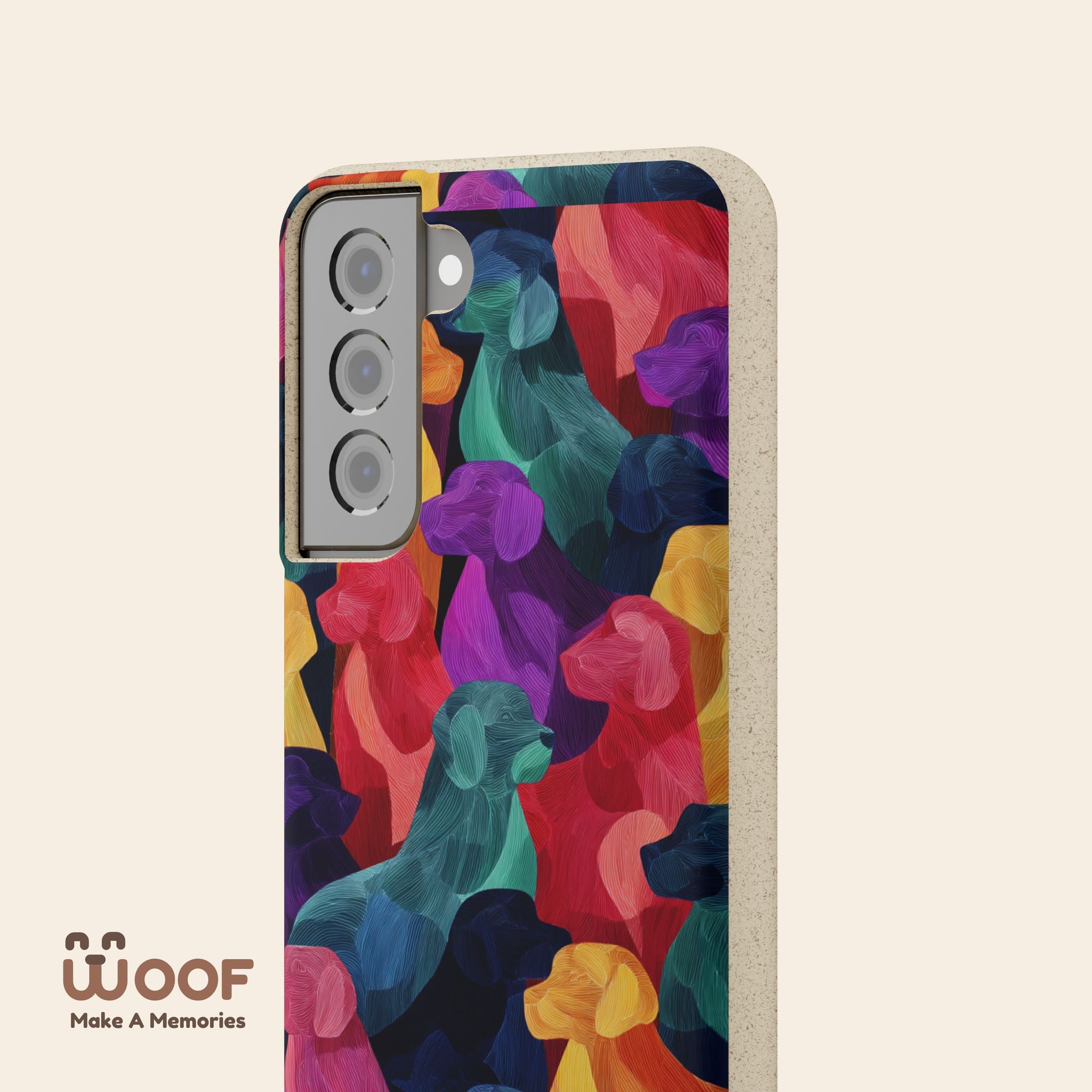 Colorful Dog-Themed Biodegradable Phone Cases, Eco-friendly Gifts for Pet Lovers, Sustainable Accessories for Everyday Use, Dog Lover [...]