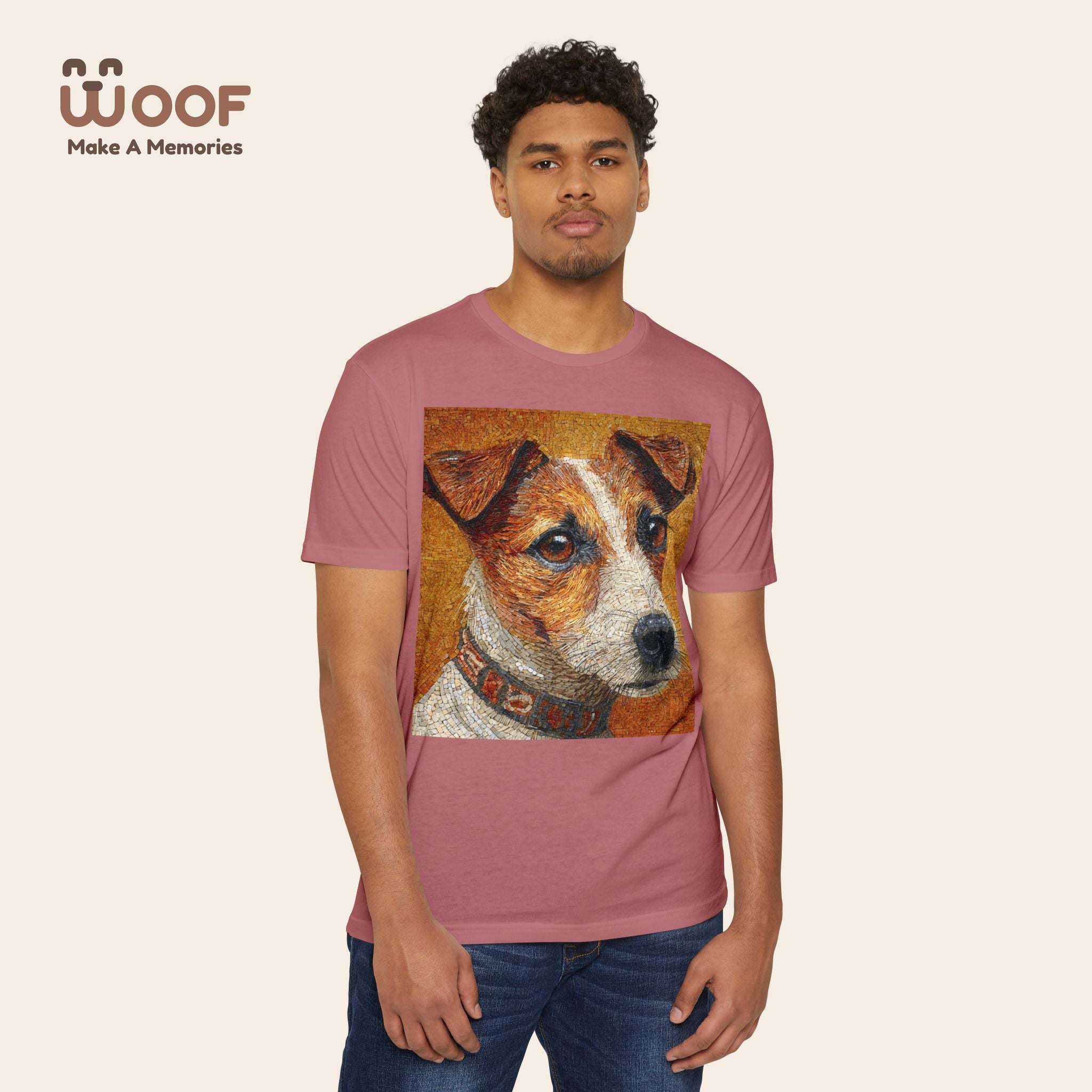 Dog Lover's Portrait T-shirt | Unisex Graphic Tee | Pet Gift | Animal Lover Apparel | Cute Dog Shirt | Animal Artwork Tee