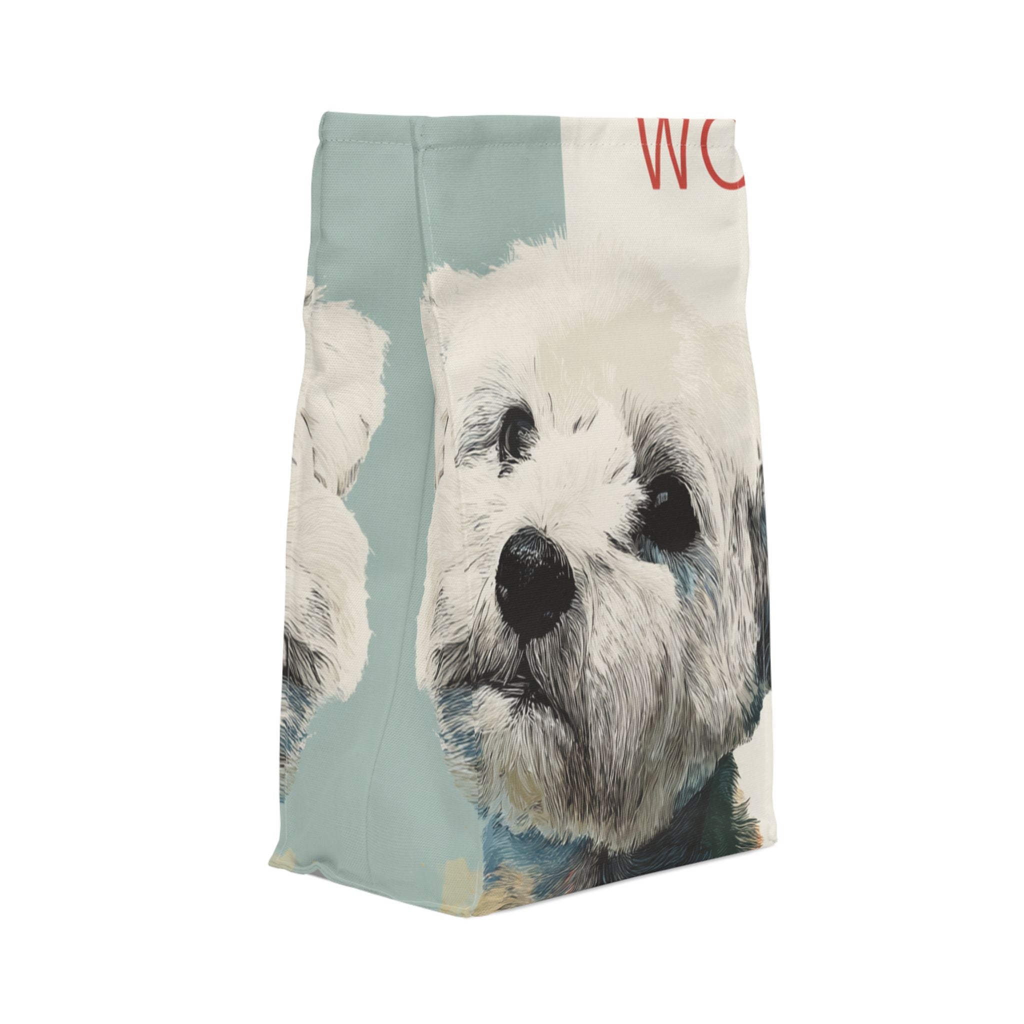 Cute Dog Polyester Lunch Bag | Stylish Insulated Tote for Kids & Adults | Ideal for School, Work, Picnic, Gifts