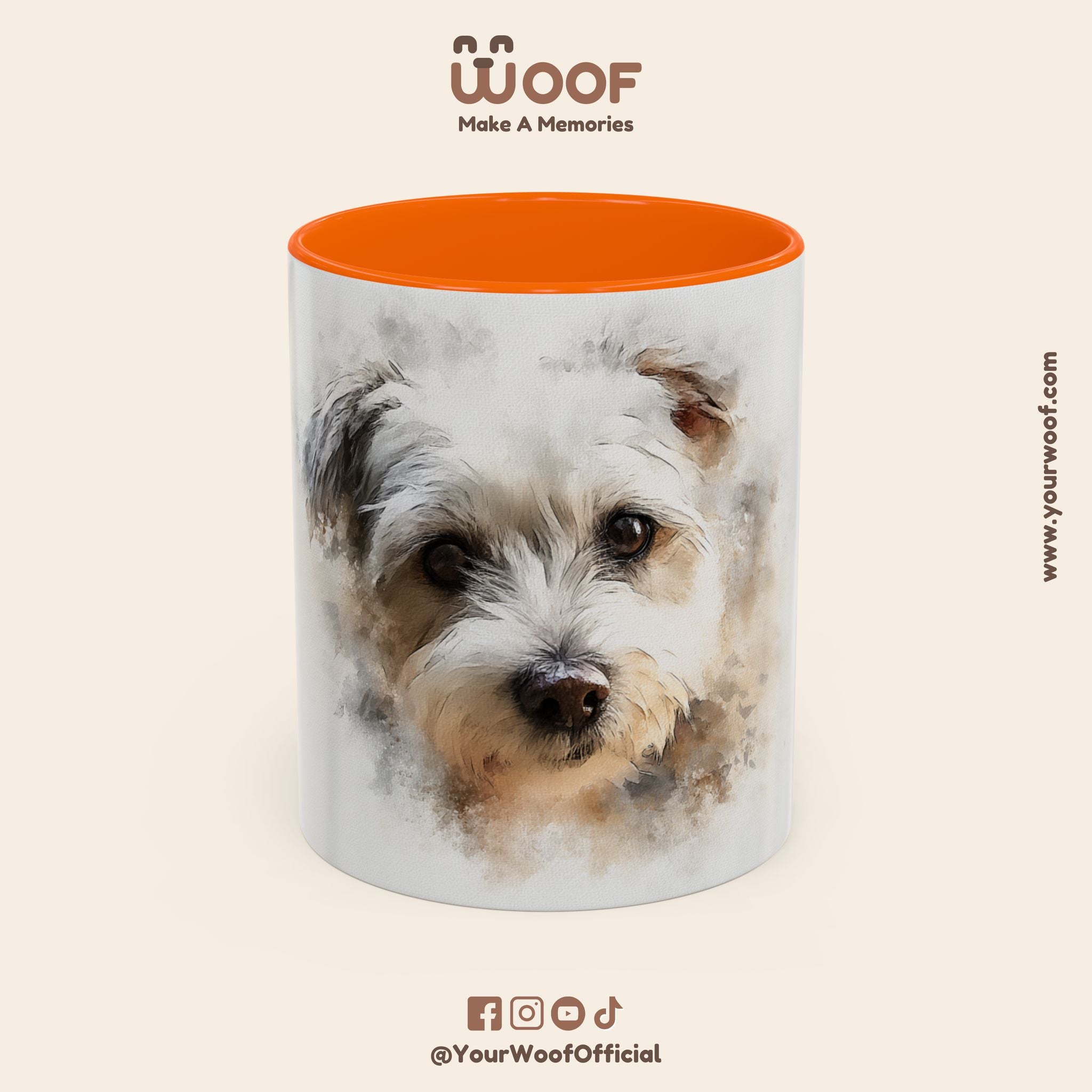 Dog Lover's Accent Coffee Mug | Perfect Gift for Pet Owners, Dog-Themed Home Decor, Birthday, Christmas, Adoption Celebration