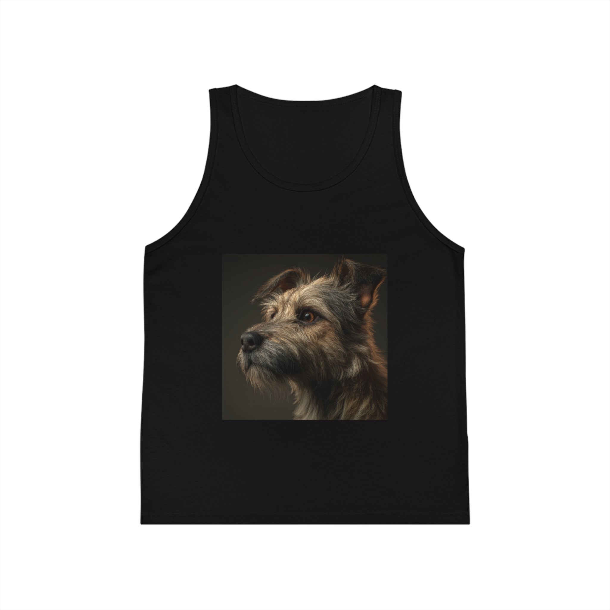 Dog Portrait Kid's Jersey Tank Top - Perfect Gift for Pet Lovers, Summer Wear, Dog Lovers Gift, Kid's Casual Wear, Birthday Gifts