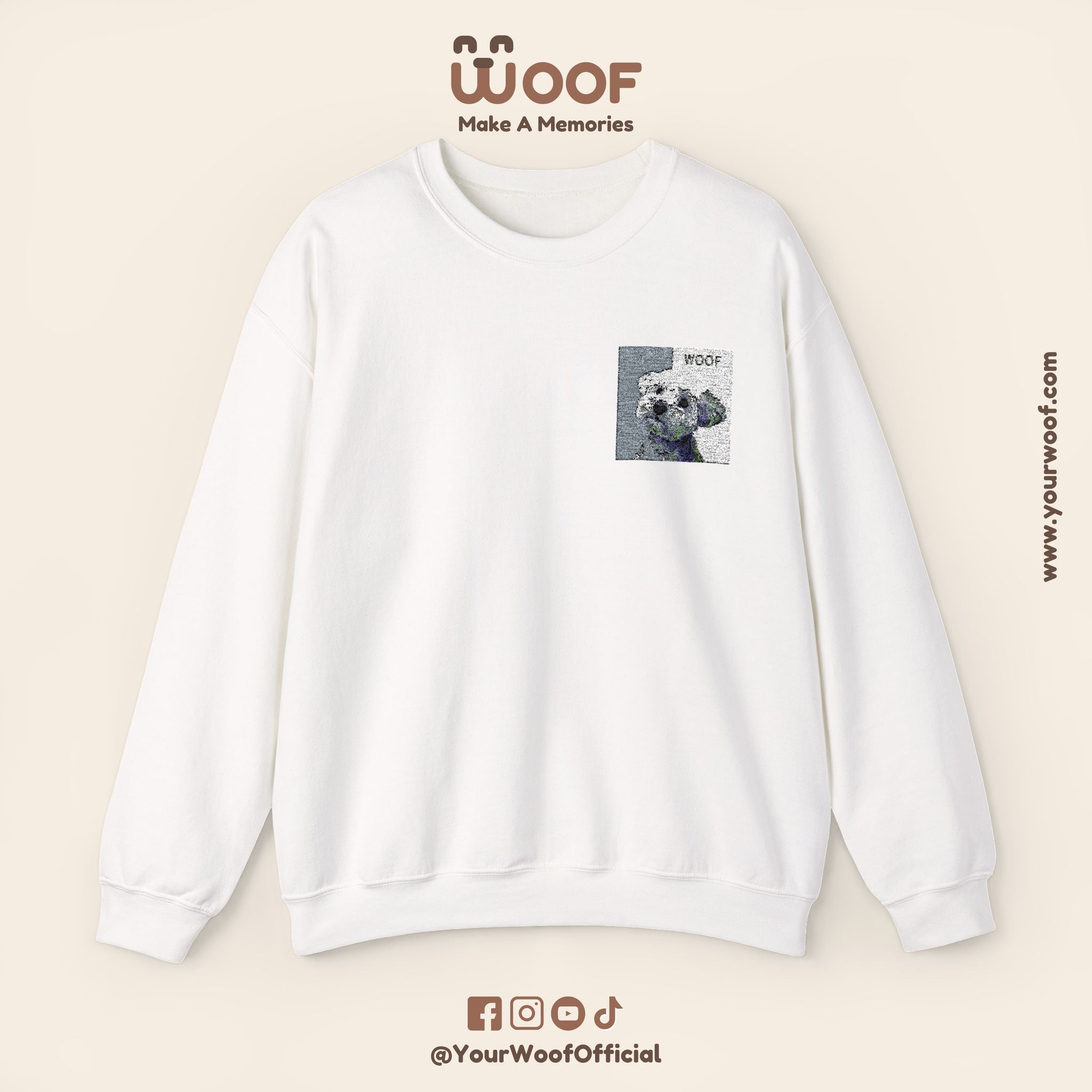 Cozy Dog Lover Crewneck Sweatshirt - Perfect Gift for Animal Lovers