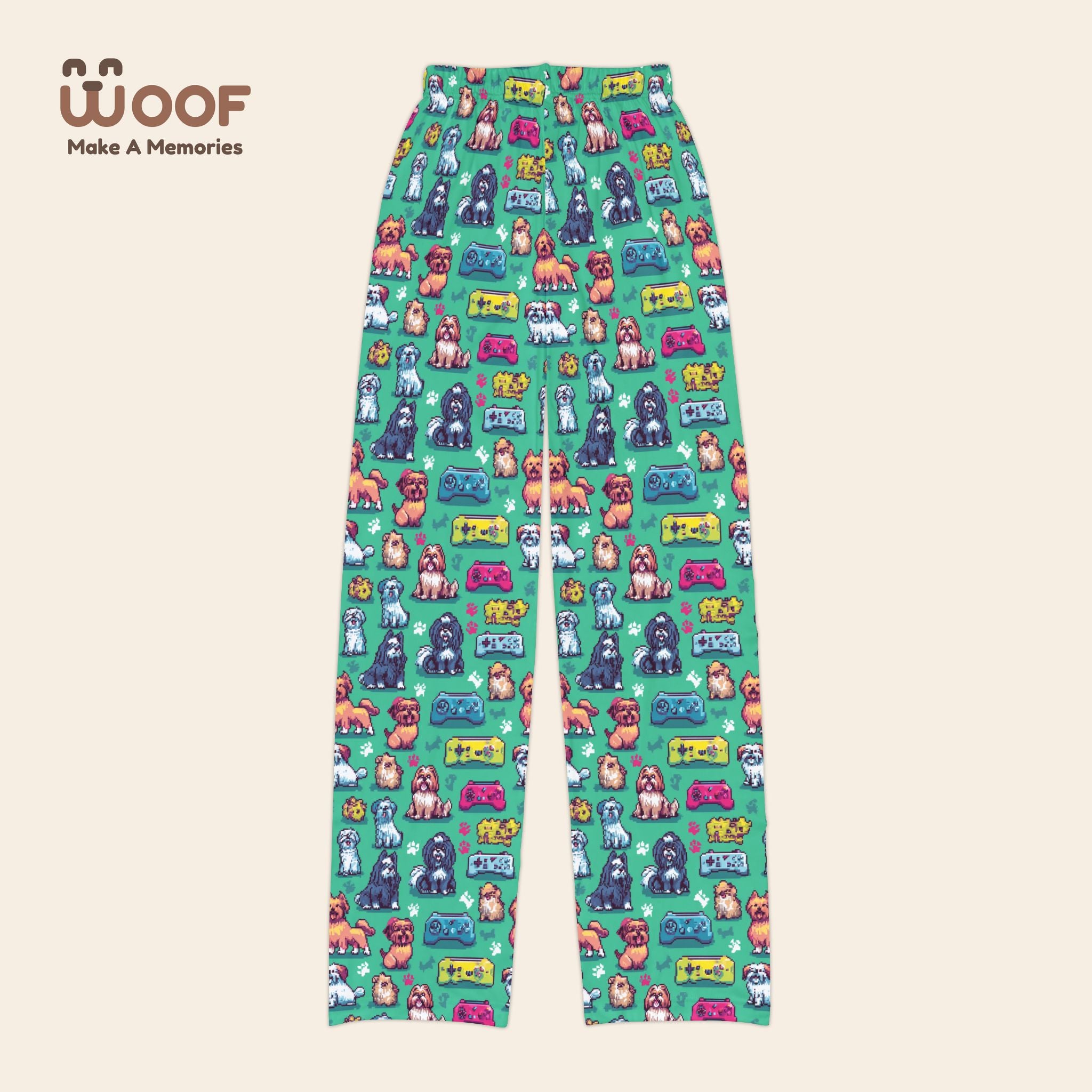 Fun Animal Print Kids Lounge Pants, Comfy Pajama Bottoms, Playful Sleepwear, Colorful Kids Loungewear, Gift for Kids