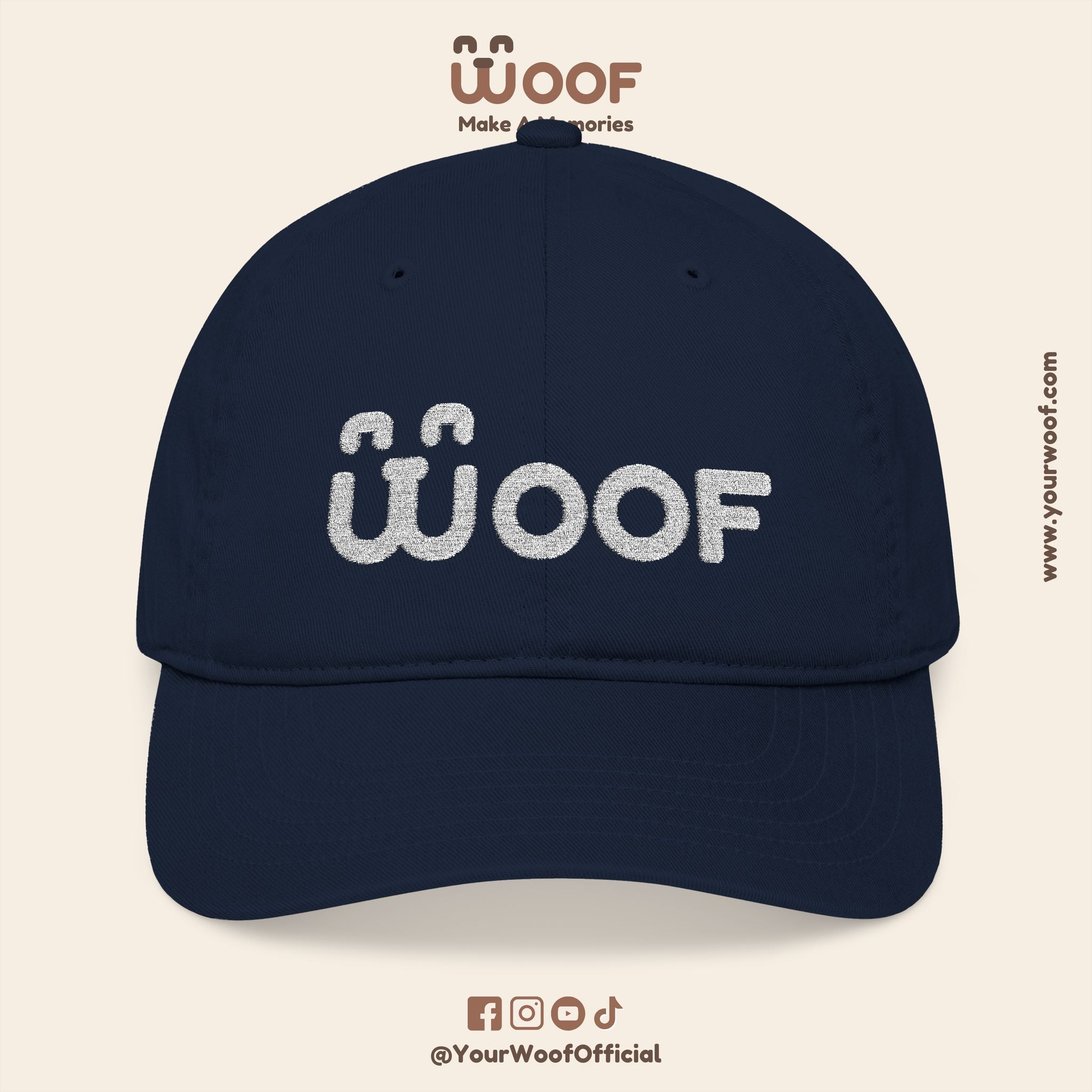Organic Pet Lover Baseball Cap, Dog Lover Gift, Embroidered Cap, Casual Hat, Eco-Friendly Accessory, Dog Mom/Dad Cap