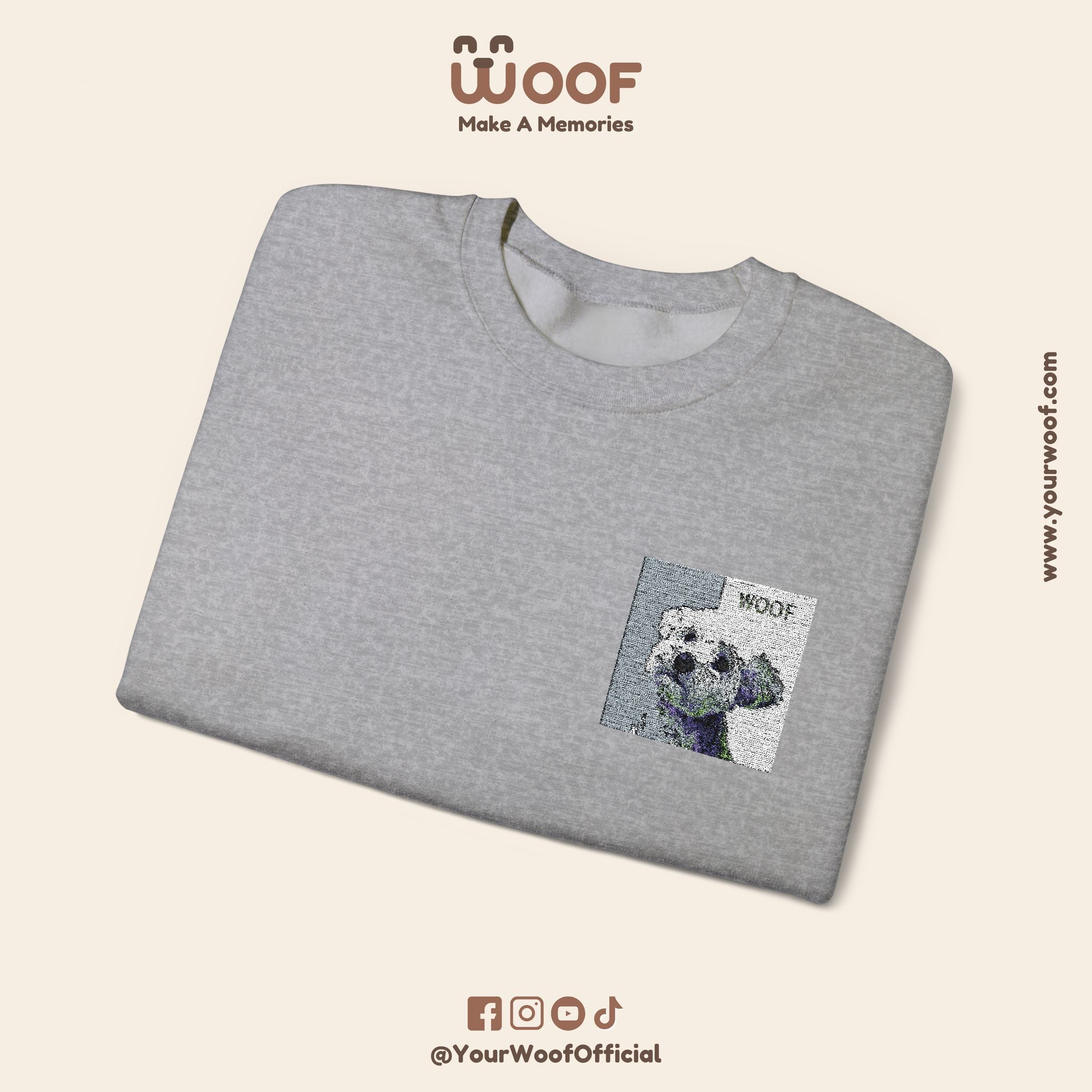 Cozy Dog Lover Crewneck Sweatshirt - Perfect Gift for Animal Lovers