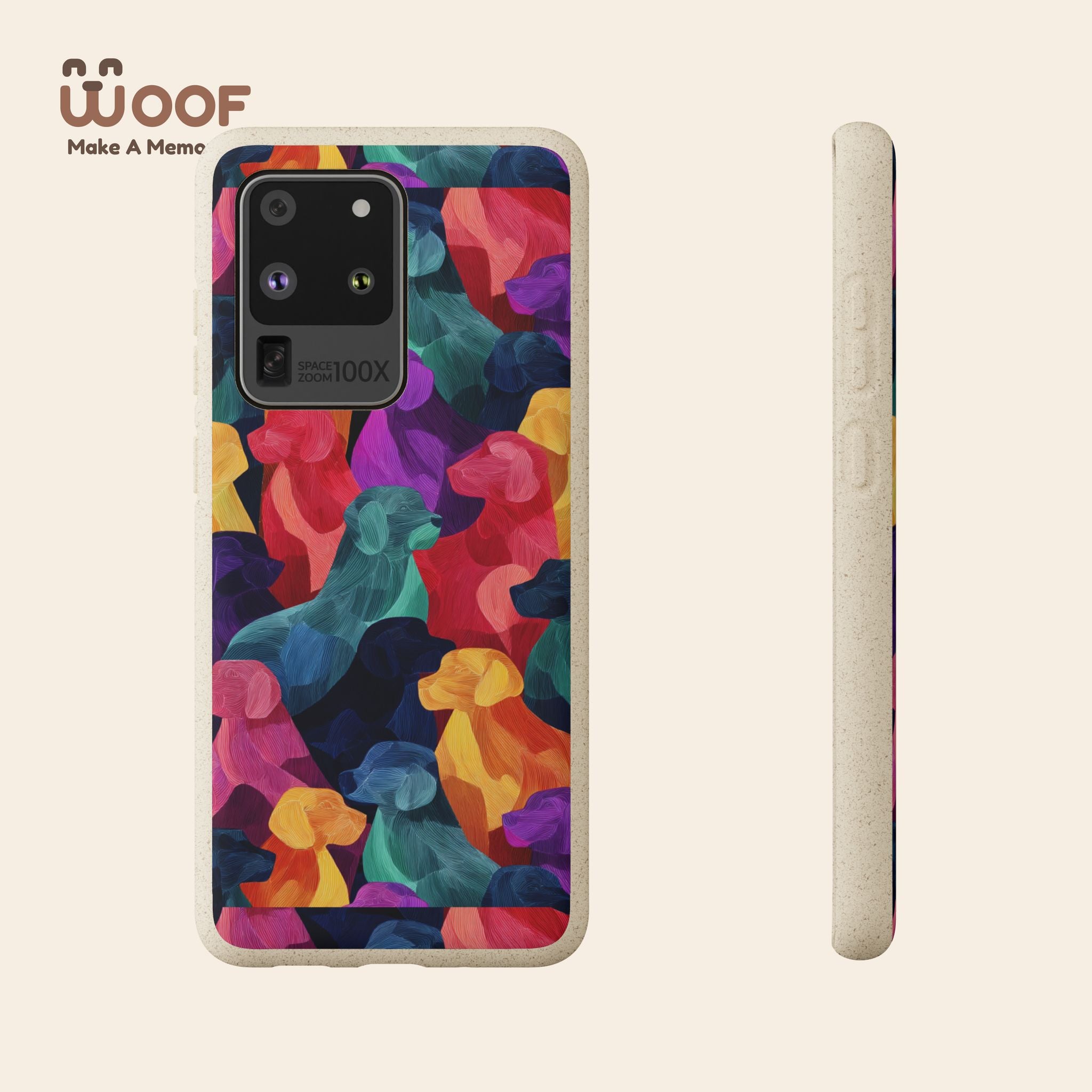 Colorful Dog-Themed Biodegradable Phone Cases, Eco-friendly Gifts for Pet Lovers, Sustainable Accessories for Everyday Use, Dog Lover [...]