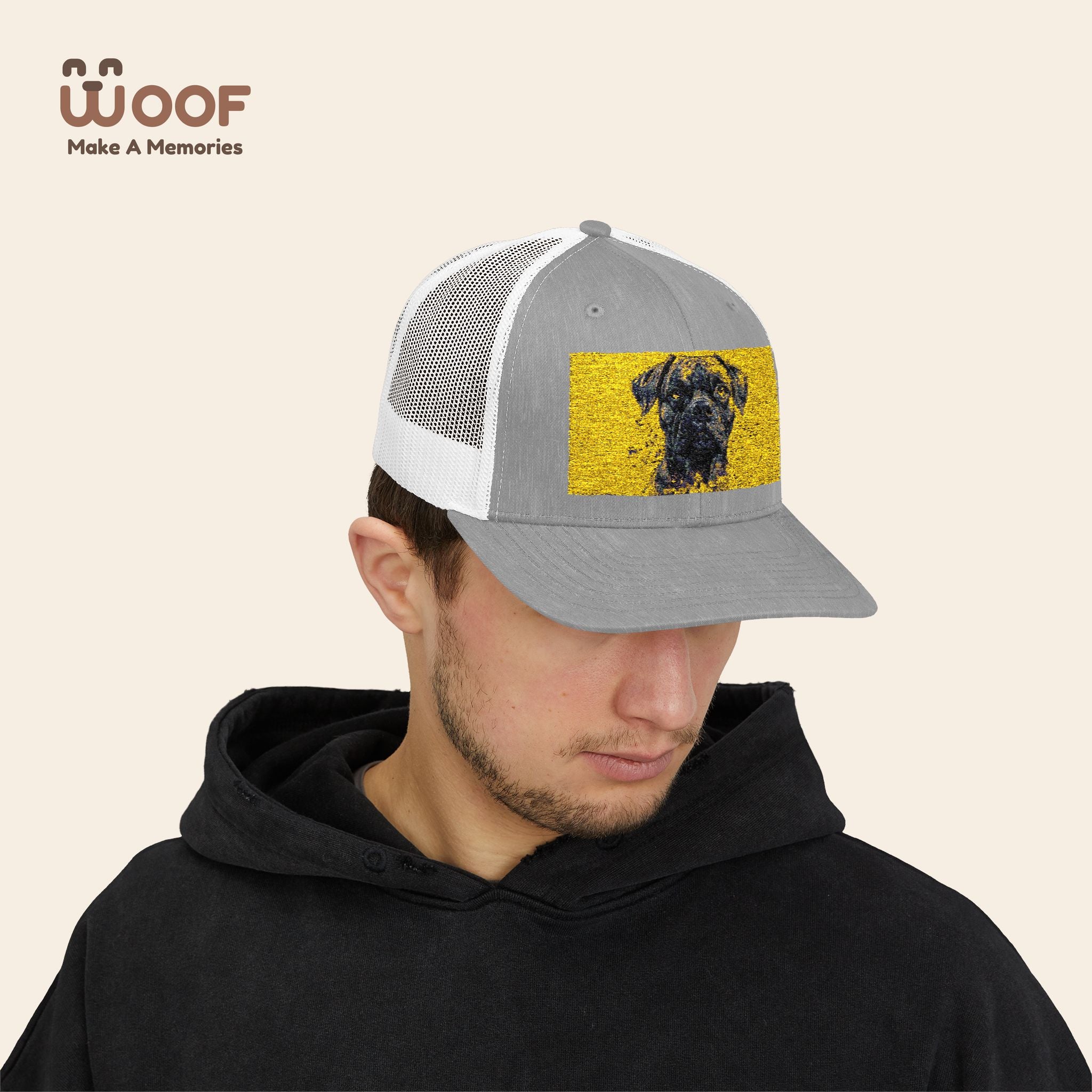 Personalized Dog Lover Snapback Cap, Adjustable Trucker Hat, Gift for Dog Owners, Pet Memory Cap, Fun Customizable Hat