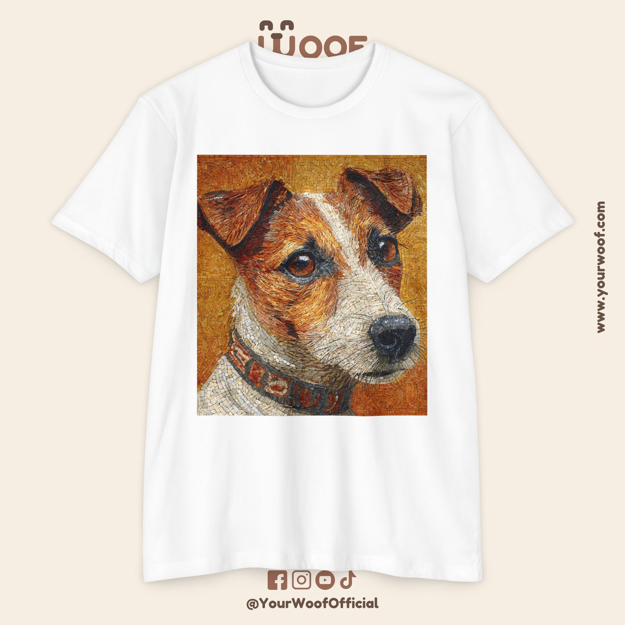 Dog Lover's Portrait T-shirt | Unisex Graphic Tee | Pet Gift | Animal Lover Apparel | Cute Dog Shirt | Animal Artwork Tee