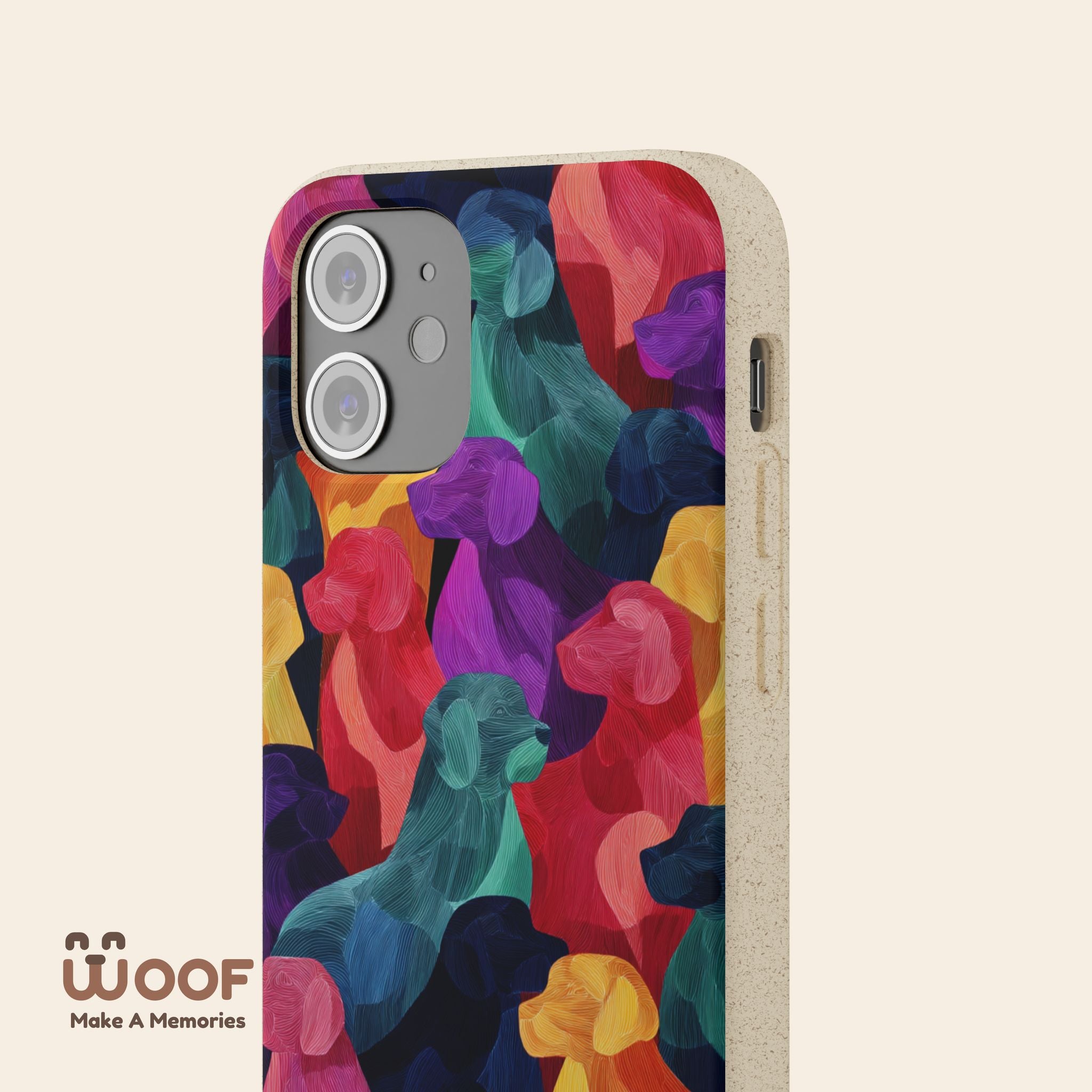 Colorful Dog-Themed Biodegradable Phone Cases, Eco-friendly Gifts for Pet Lovers, Sustainable Accessories for Everyday Use, Dog Lover [...]