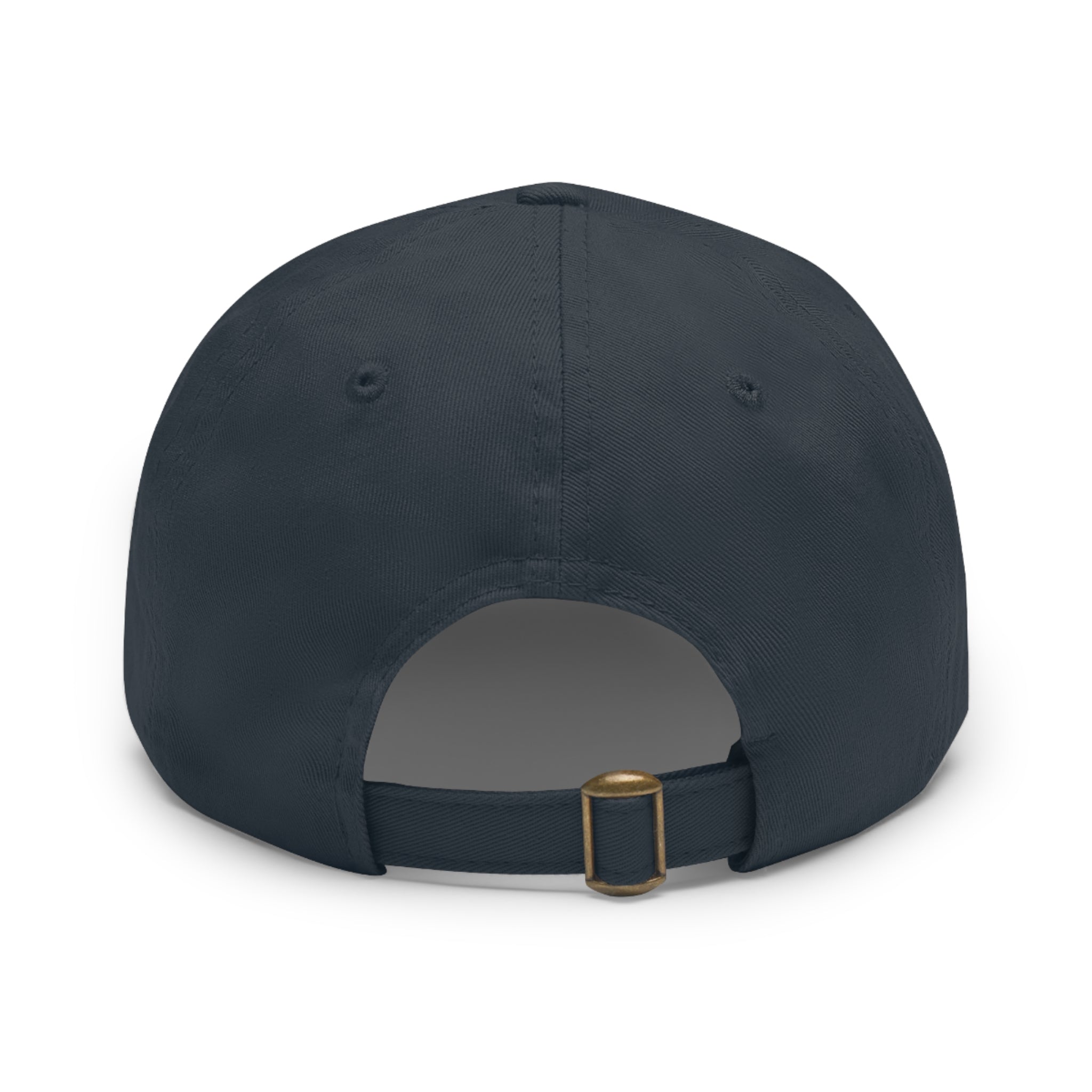 Custom Leather Patch Dad Hat, Personalized Cap, Gift for Dad, Casual Style, Outdoor Accessory, Unique Father's Day Gift