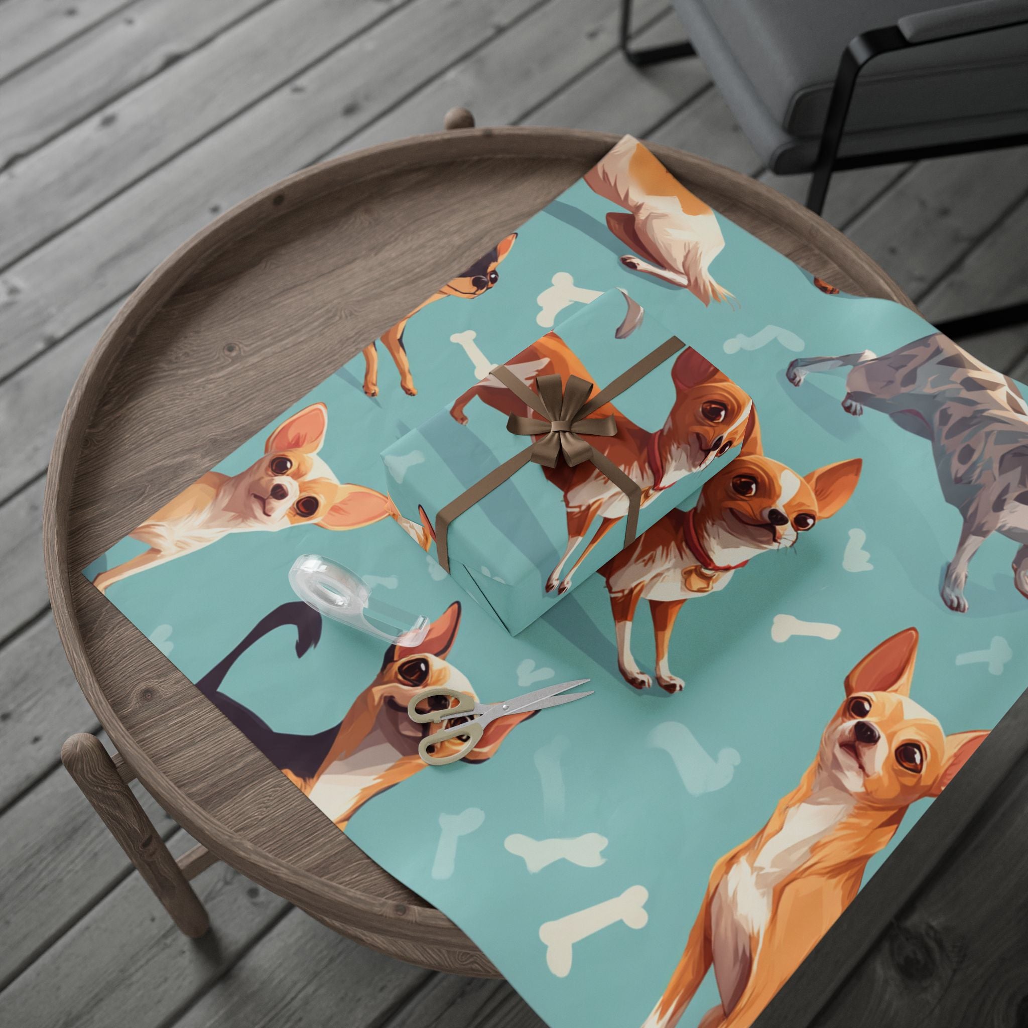 Chihuahua Wrapping Paper - Fun & Whimsical Gift Wrap for Dog Lovers