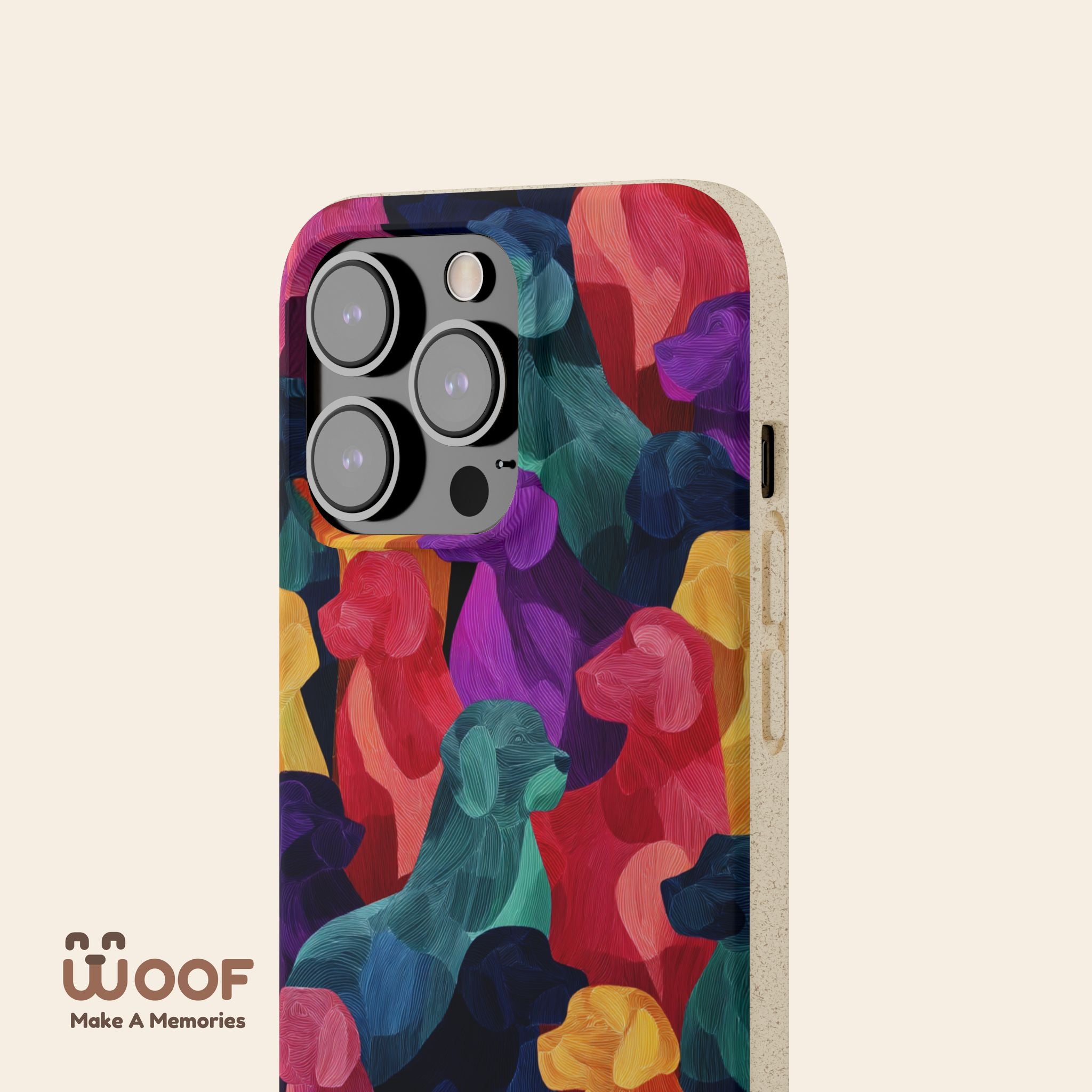 Colorful Dog-Themed Biodegradable Phone Cases, Eco-friendly Gifts for Pet Lovers, Sustainable Accessories for Everyday Use, Dog Lover [...]