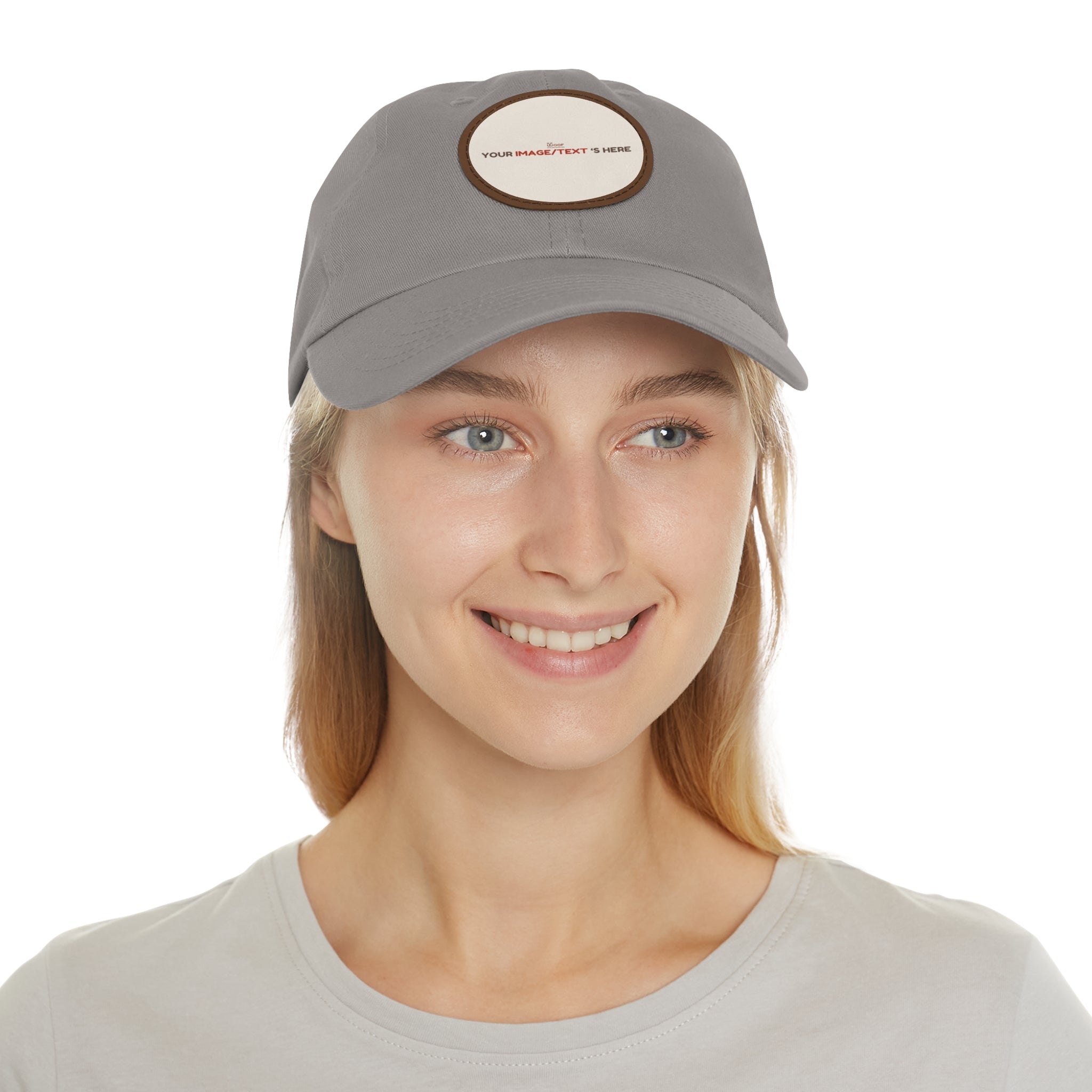 Stylish Dad Hat with Custom Leather Patch, Gifts for Dad, Casual Cap, Vintage Style Hat, Father's Day Accessories, Personalized Headwear